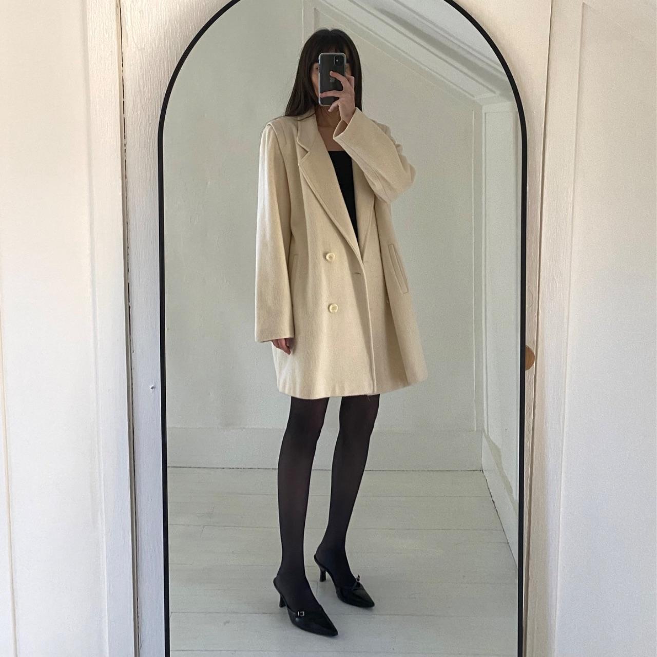 Forecaster of Boston Vintage 80s Wool Double Breasted Coat Size 13/14