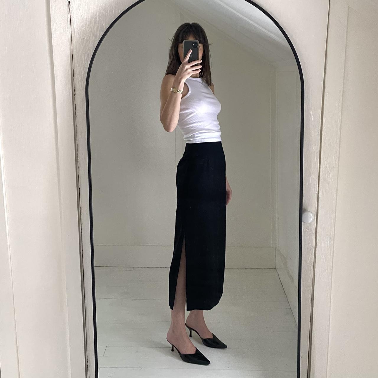 Valerie Stevens Vintage 80s Wool Midi Skirt Size 2P