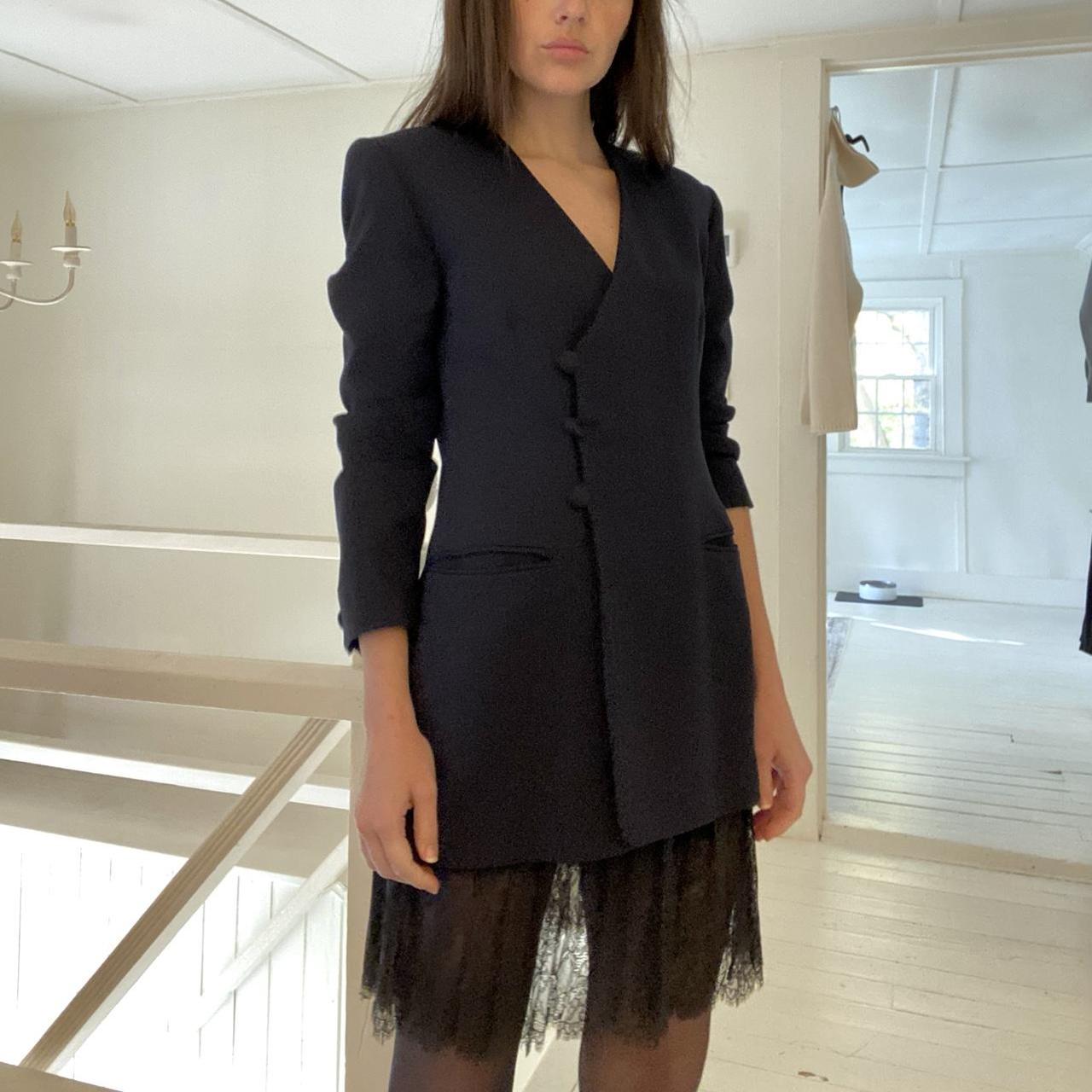 Jones New York Vintage 90s Asymmetric Blazer Jacket Size 4