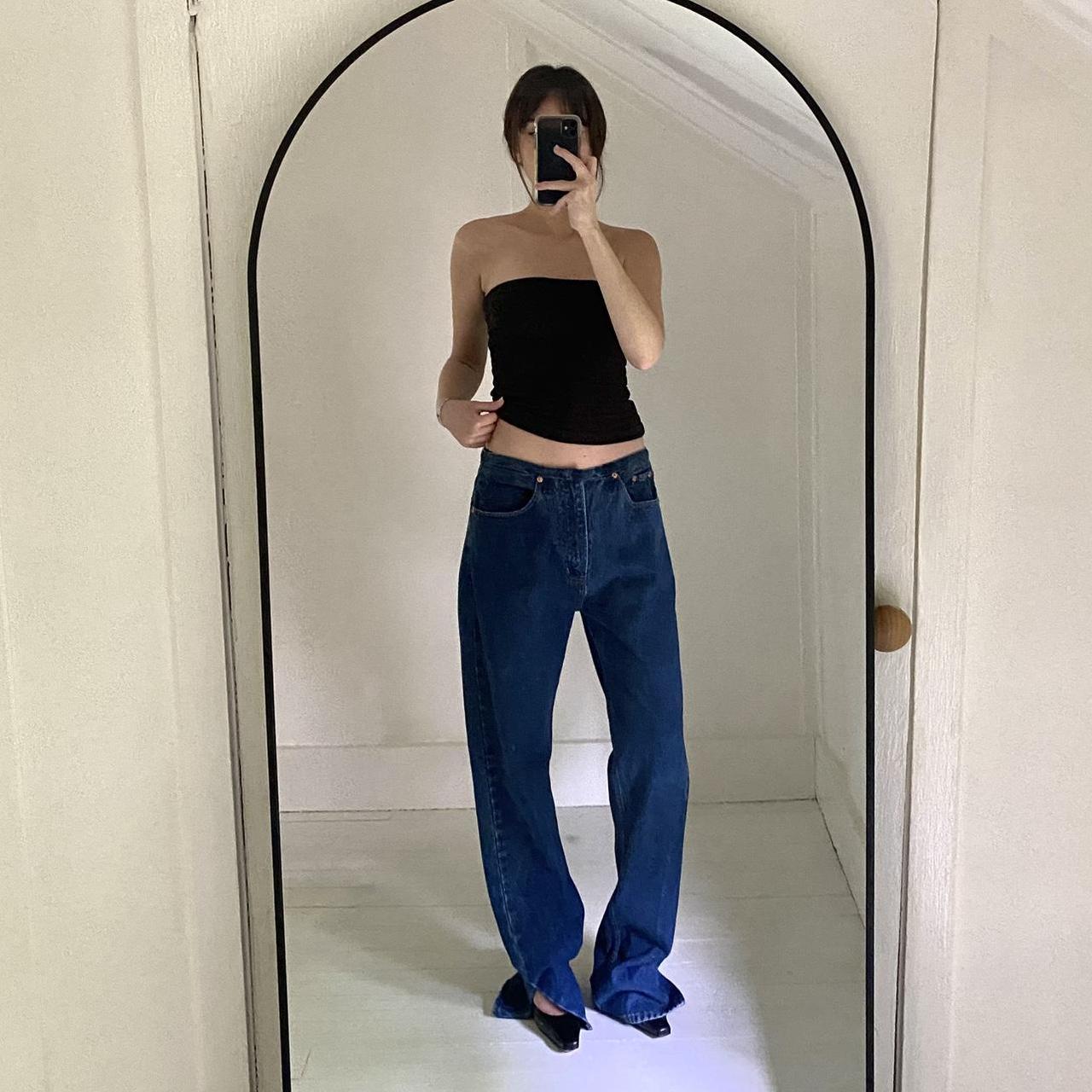 Aligrace / Levi’s 501 Vintage ‘93 Custom Mini Rise Slit Ankle Jeans Size 27