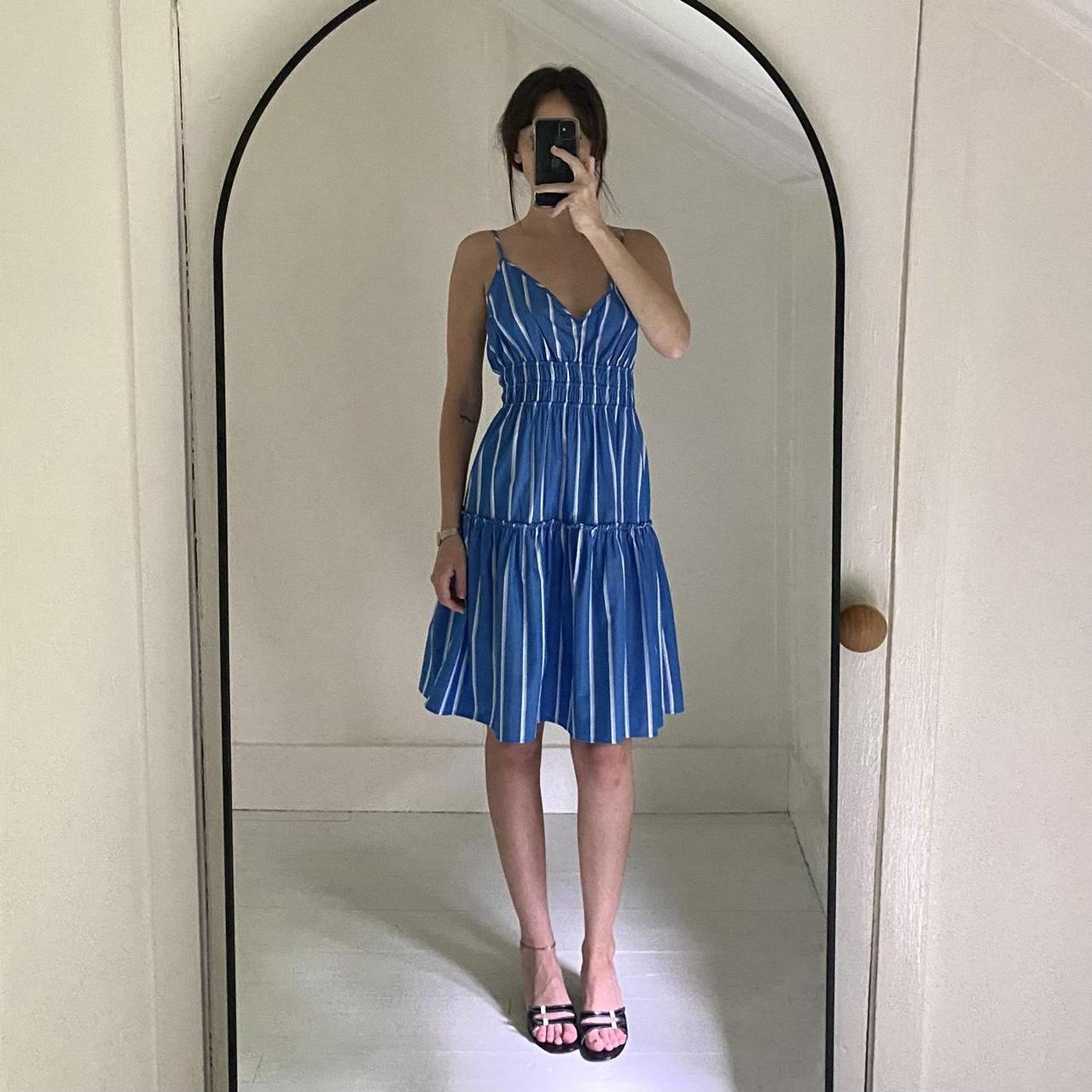 Rails Carmen Poplin Mini Dress in Boiro Stripe NWT Size M