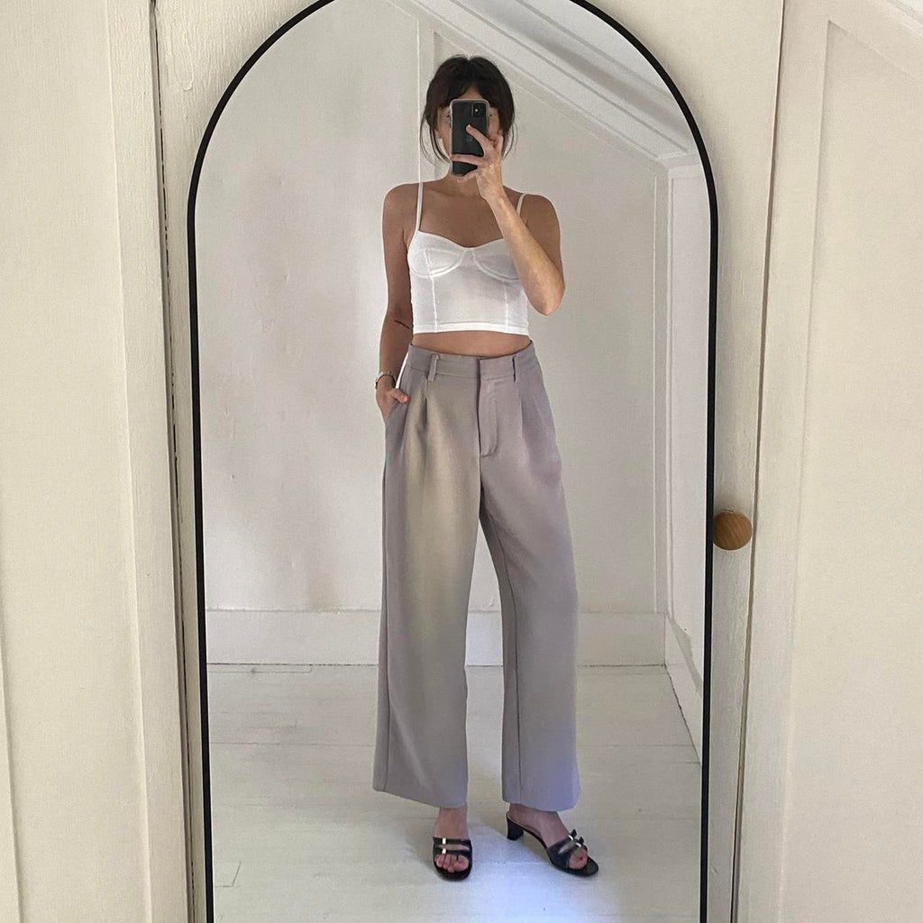 Wilfred / Aritzia The Crepette Effortless Pant Cloudy Lilac Size 4