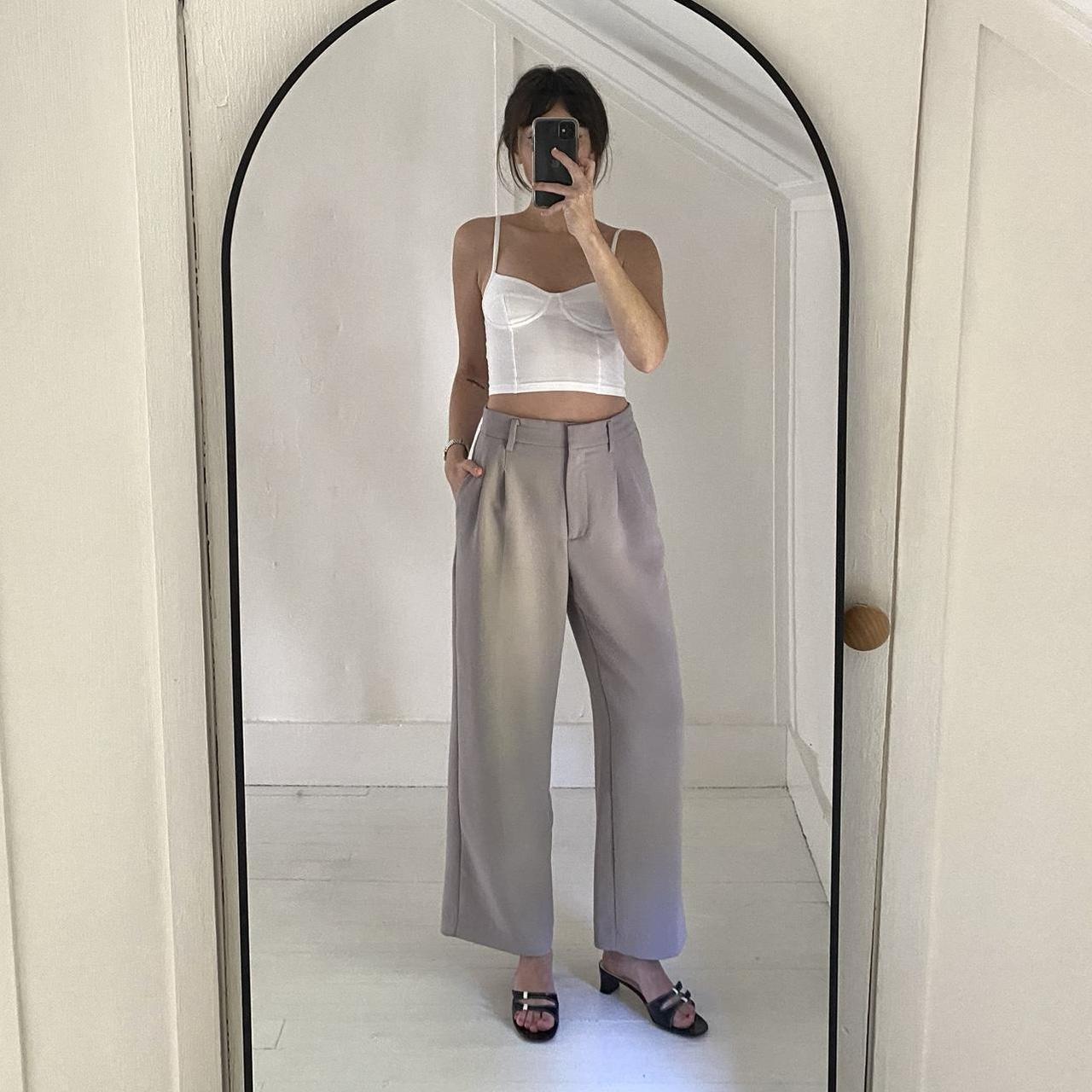 Wilfred / Aritzia The Crepette Effortless Pant Cloudy Lilac Size 4