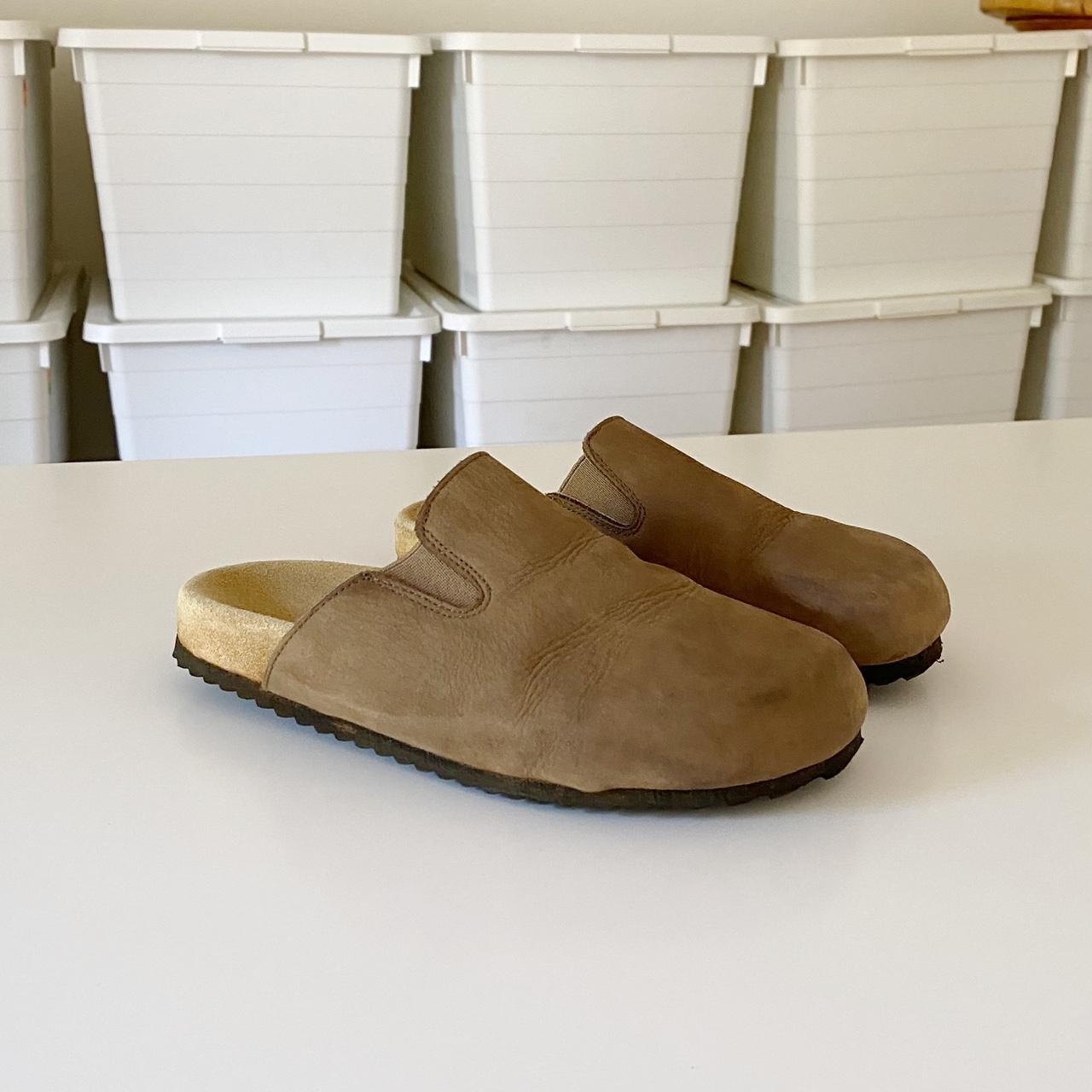 Zara Suede Clogs Size EU 34