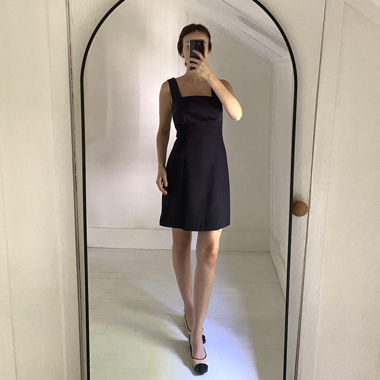 Alyn Paige Vintage 90s Satin Mini Sheath Dress Size 7/8