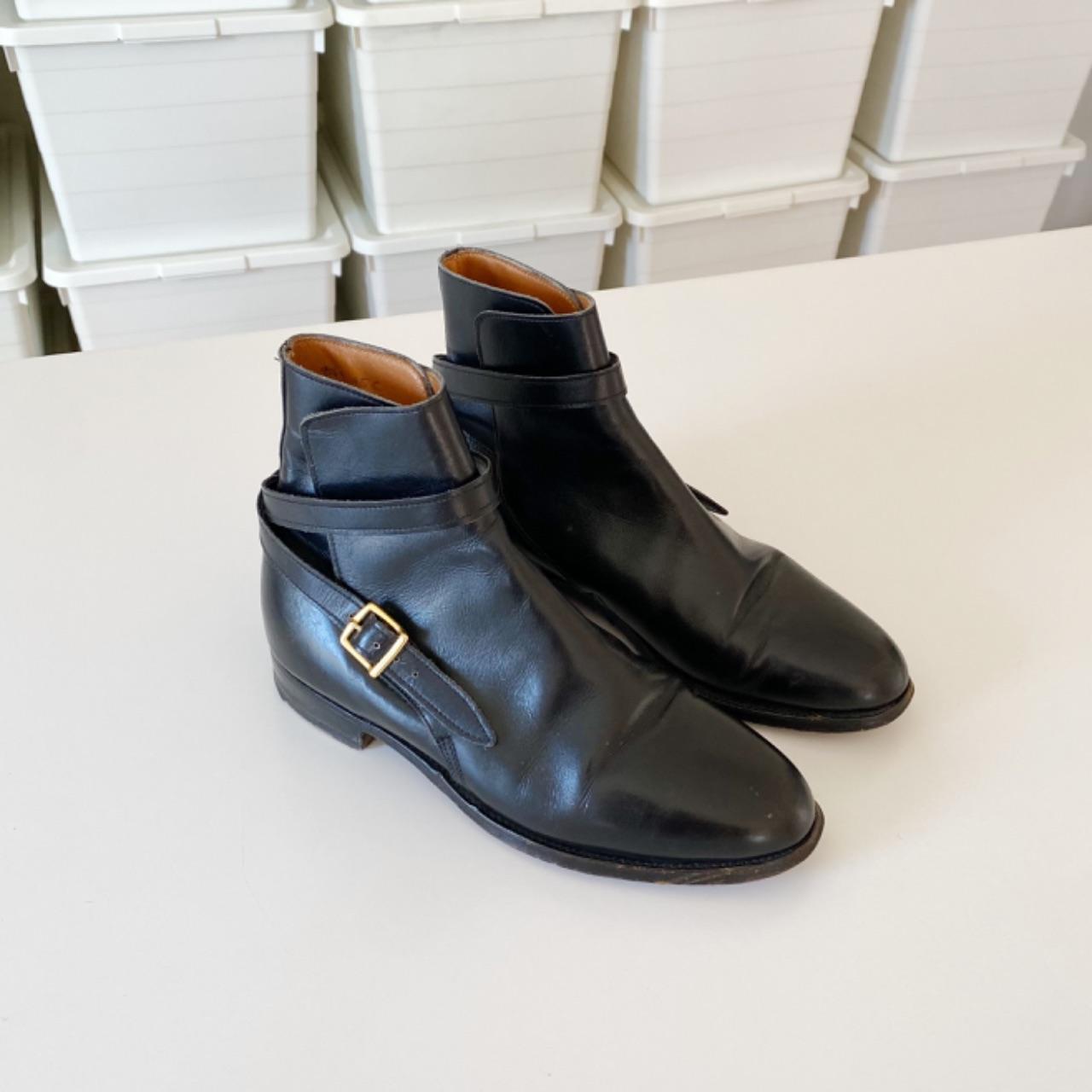 John Lobb Sulky Boot in Black Calf Leather Size 45C