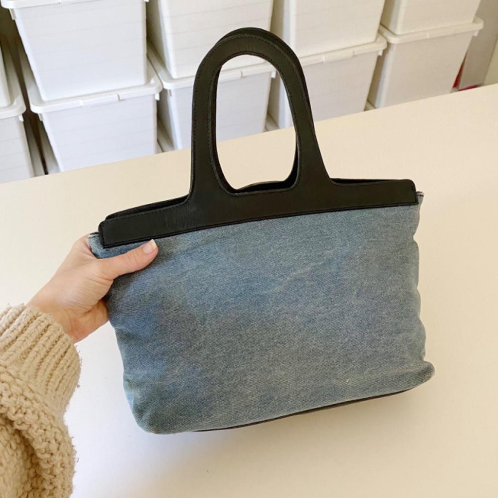 Saks Fifth Avenue Vintage Y2K Denim Handbag