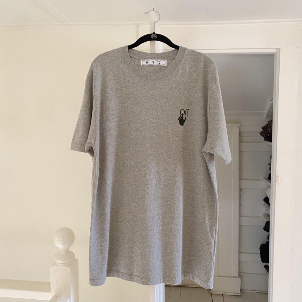 Off-White Degrade Arrow Slim Tee in Grey Size Mens XL