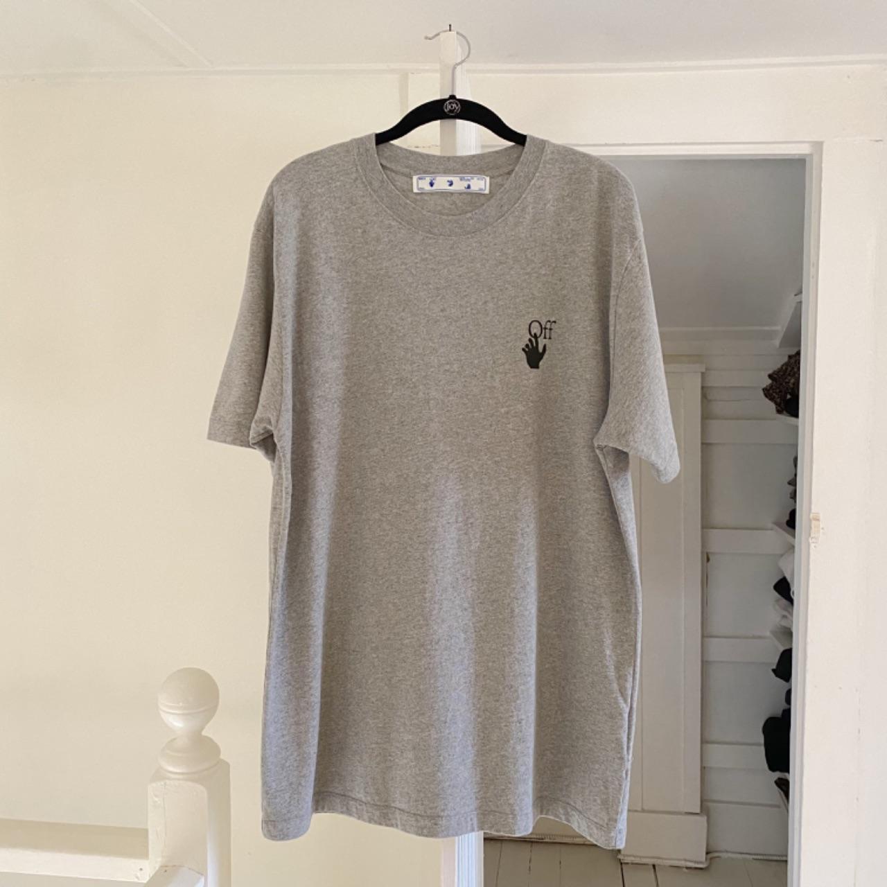 Off-White Degrade Arrow Slim Tee in Grey Size Mens XL