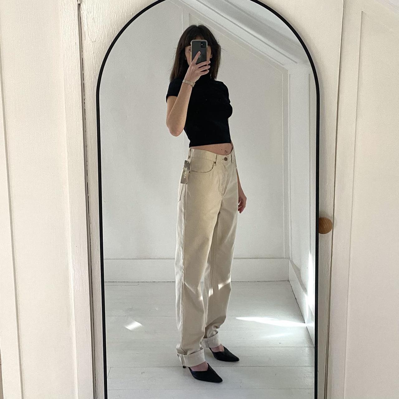 Jones Sport Vintage Y2K Straight Leg 5 Pocket Jean in Winter Wheat NWT Size 6