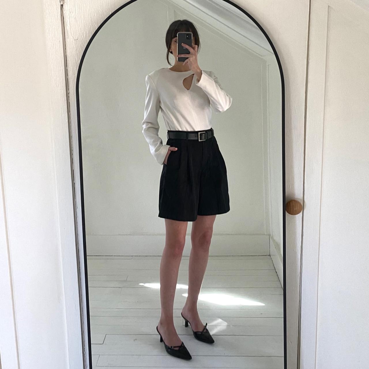 Hugo Buscati Collection Vintage 90s Asymmetric Cut Out Top Size 4