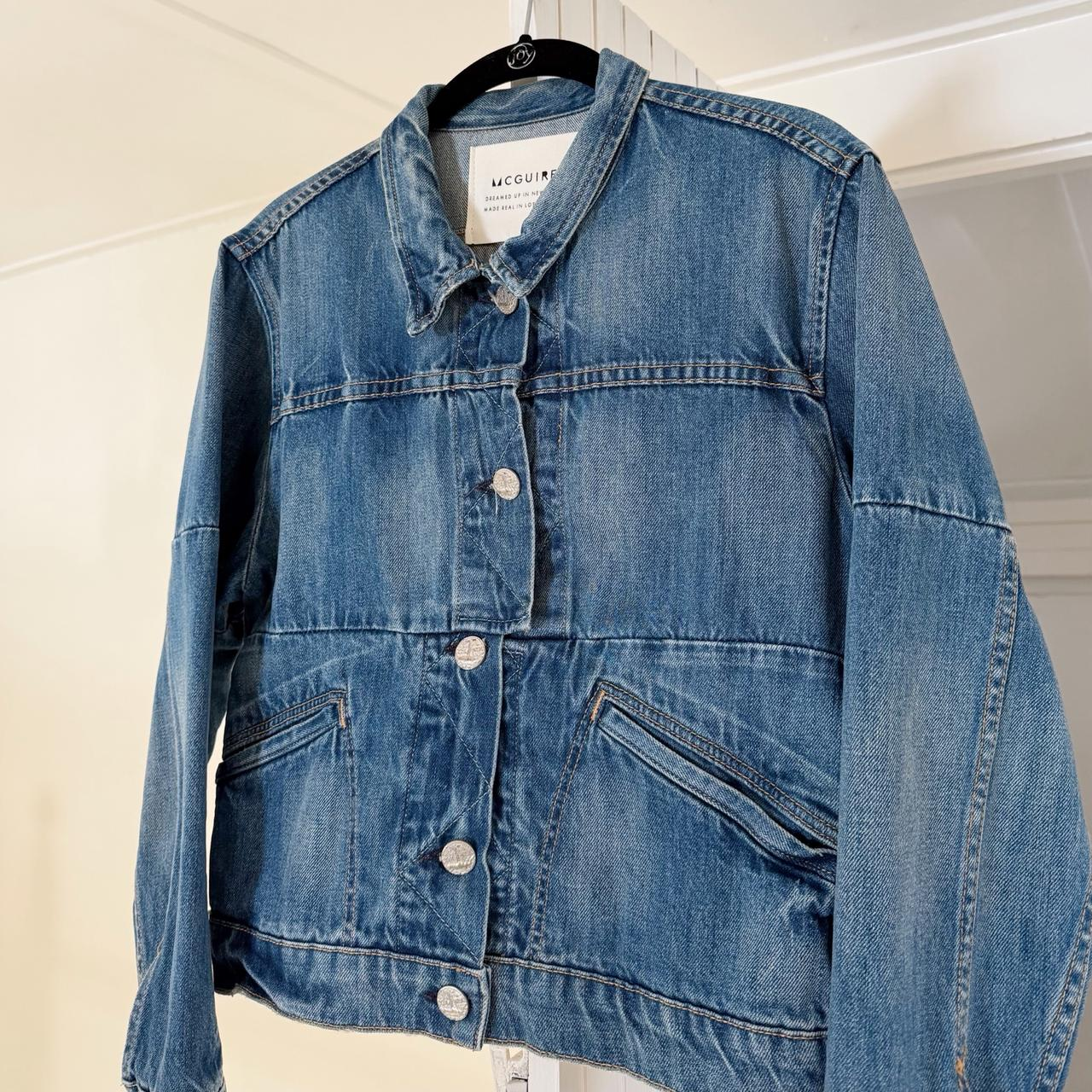 McGuire / Anthropologie Little Debbie Cropped Denim Jacket Size S