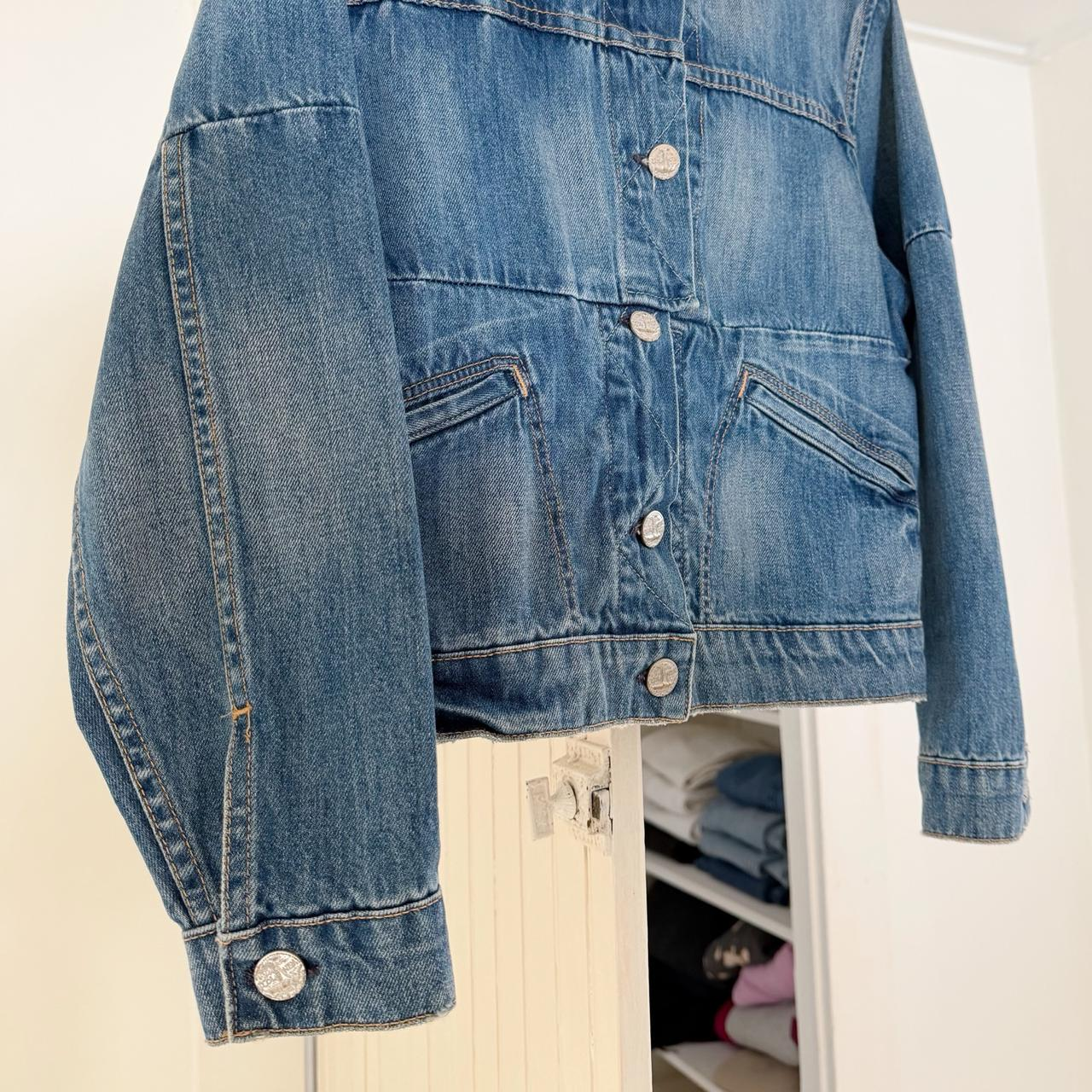 McGuire / Anthropologie Little Debbie Cropped Denim Jacket Size S