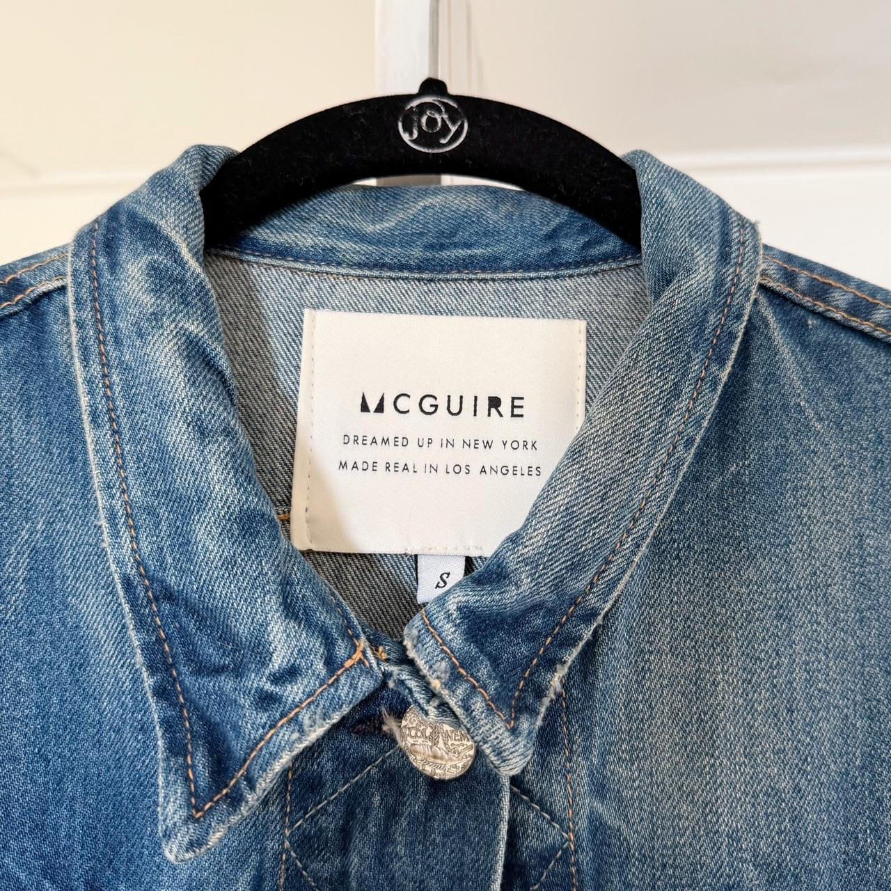 McGuire / Anthropologie Little Debbie Cropped Denim Jacket Size S