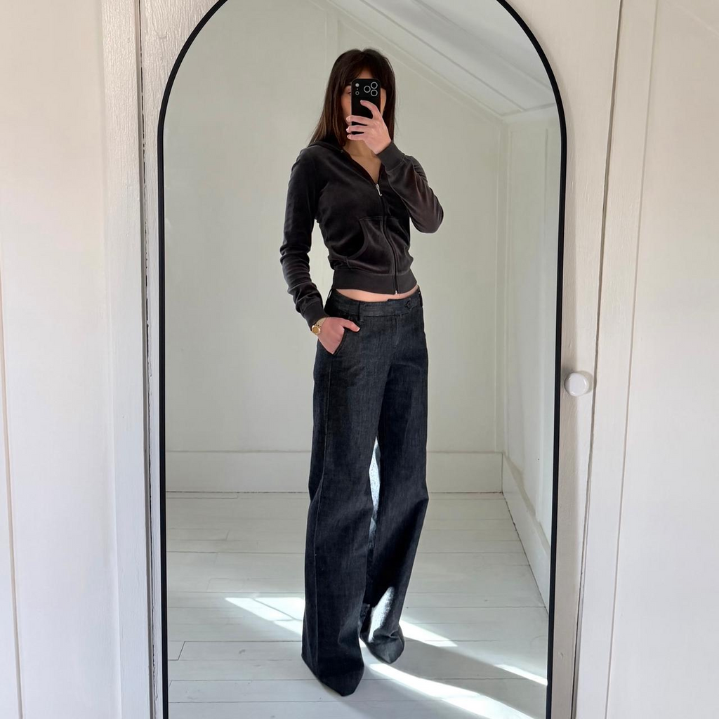 Juicy Couture Vintage Y2K Velour Track Jacket Size S