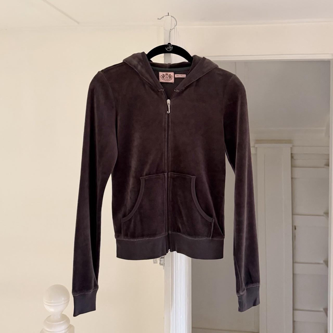 Juicy Couture Vintage Y2K Velour Track Jacket Size S