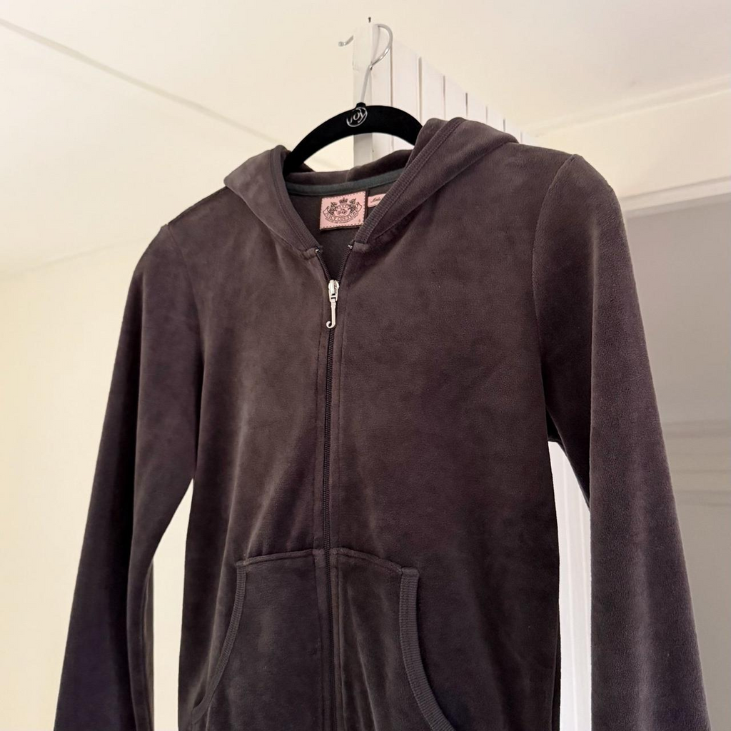 Juicy Couture Vintage Y2K Velour Track Jacket Size S