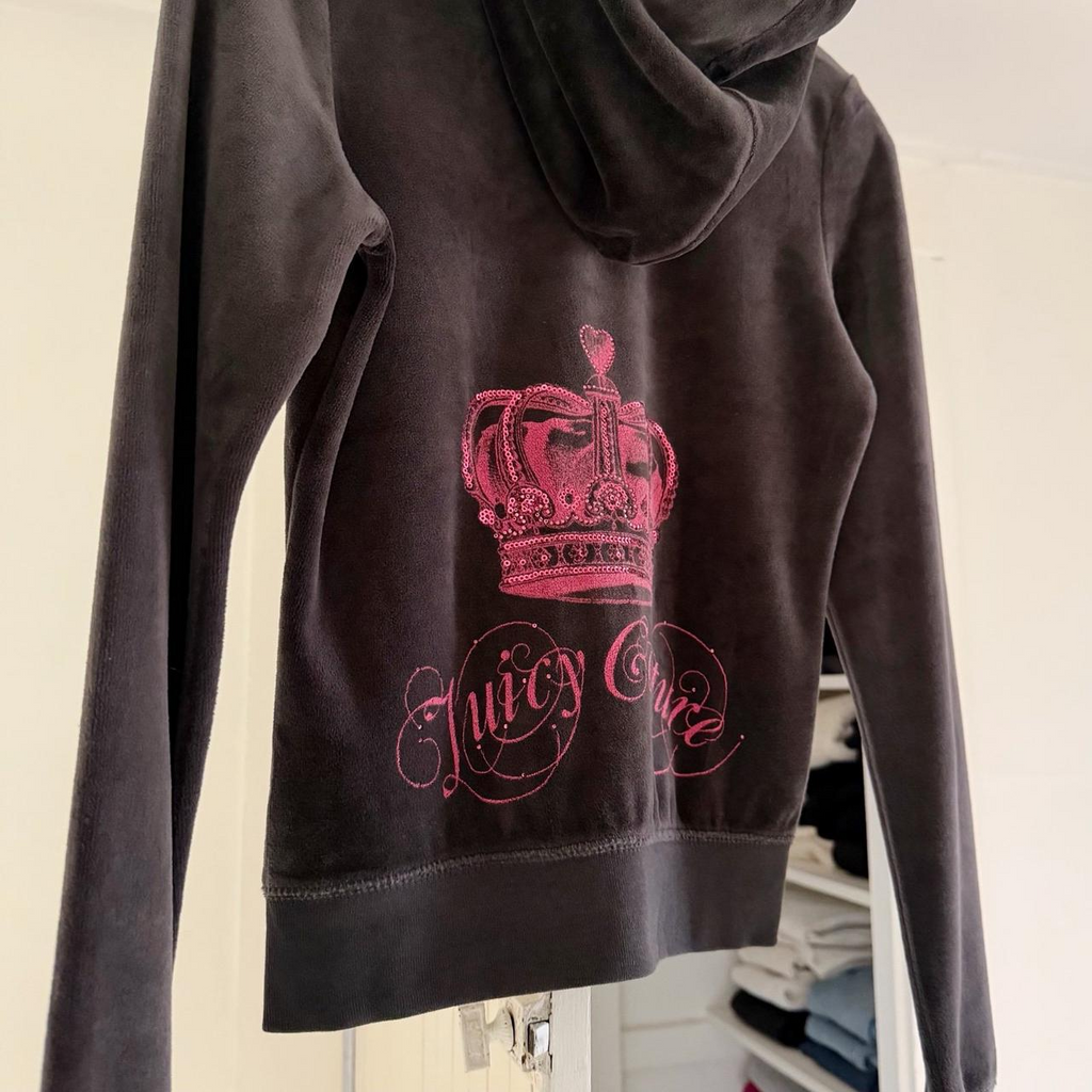 Juicy Couture Vintage Y2K Velour Track Jacket Size S