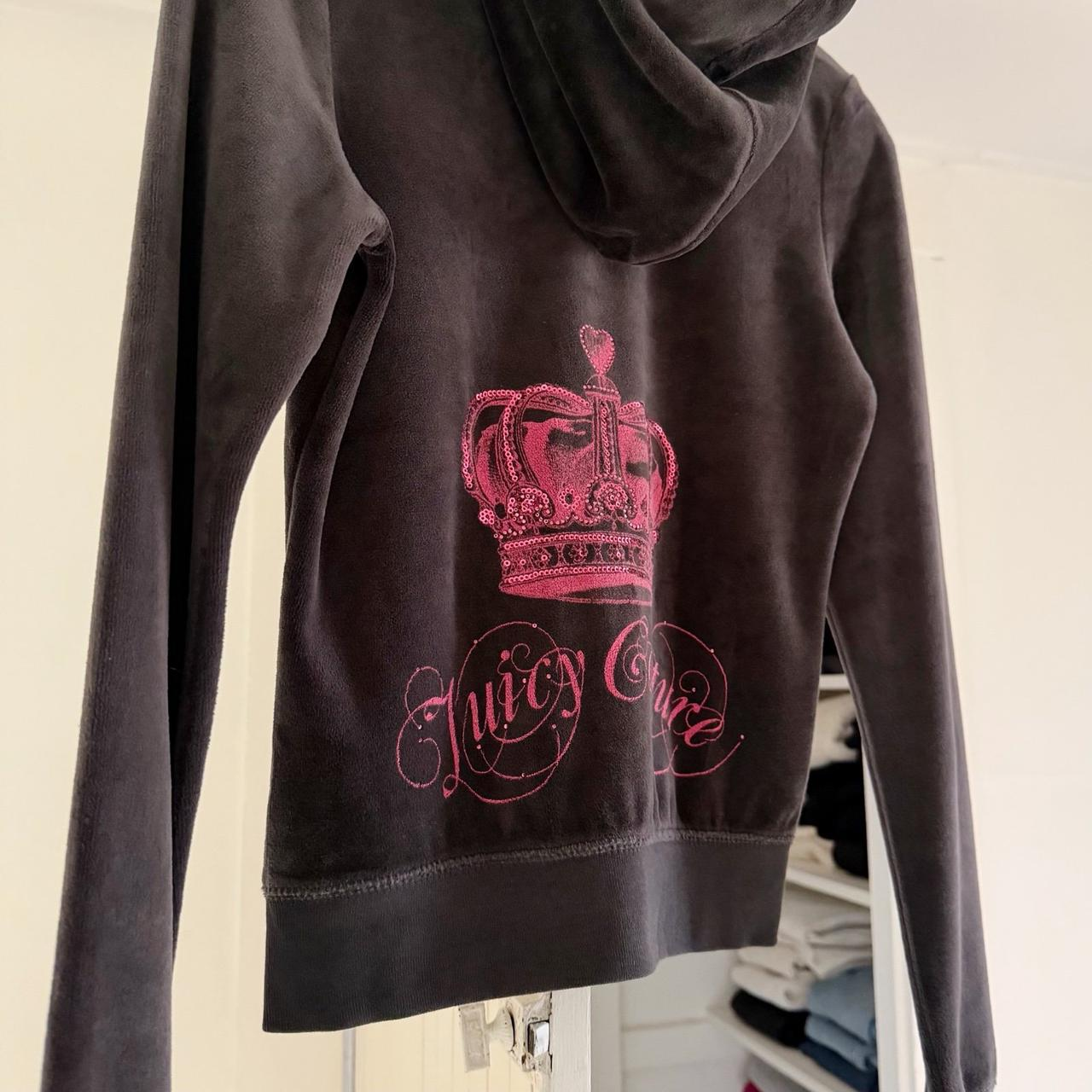 Juicy Couture Vintage Y2K Velour Track Jacket Size S