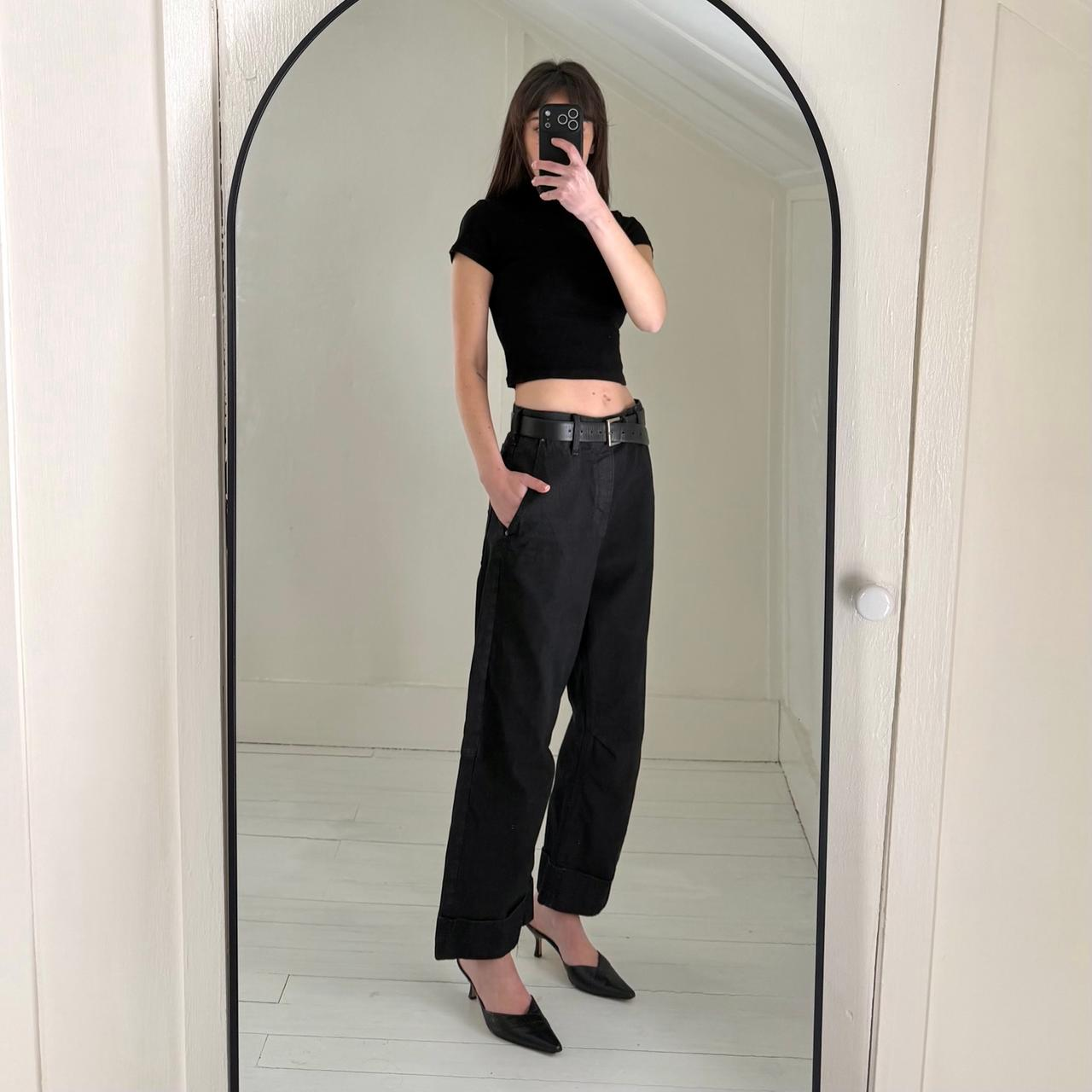 G-Star Raw Eve 3D Wide Leg Jeans in Grey Size 28/30