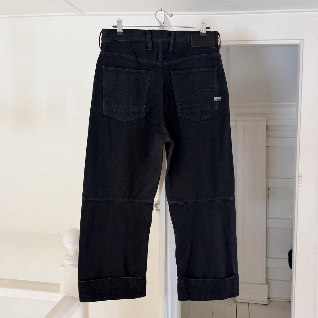 G-Star Raw Eve 3D Wide Leg Jeans in Grey Size 28/30
