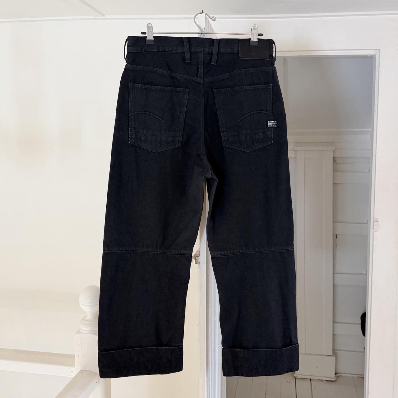 G-Star Raw Eve 3D Wide Leg Jeans in Grey Size 28/30