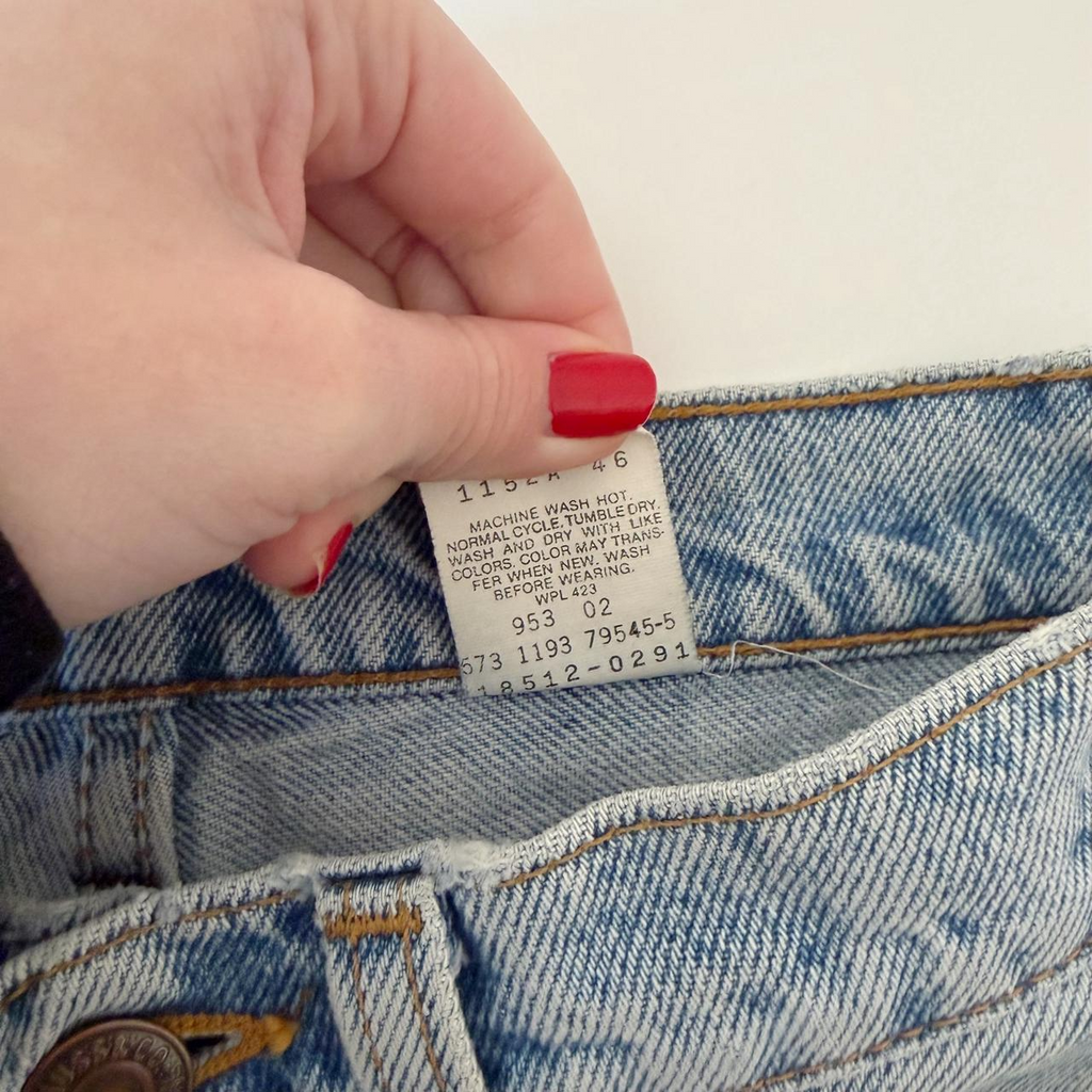 Levi’s 512 Vintage ‘93 Slim Fit Tapered Leg Jeans Size 3 Long