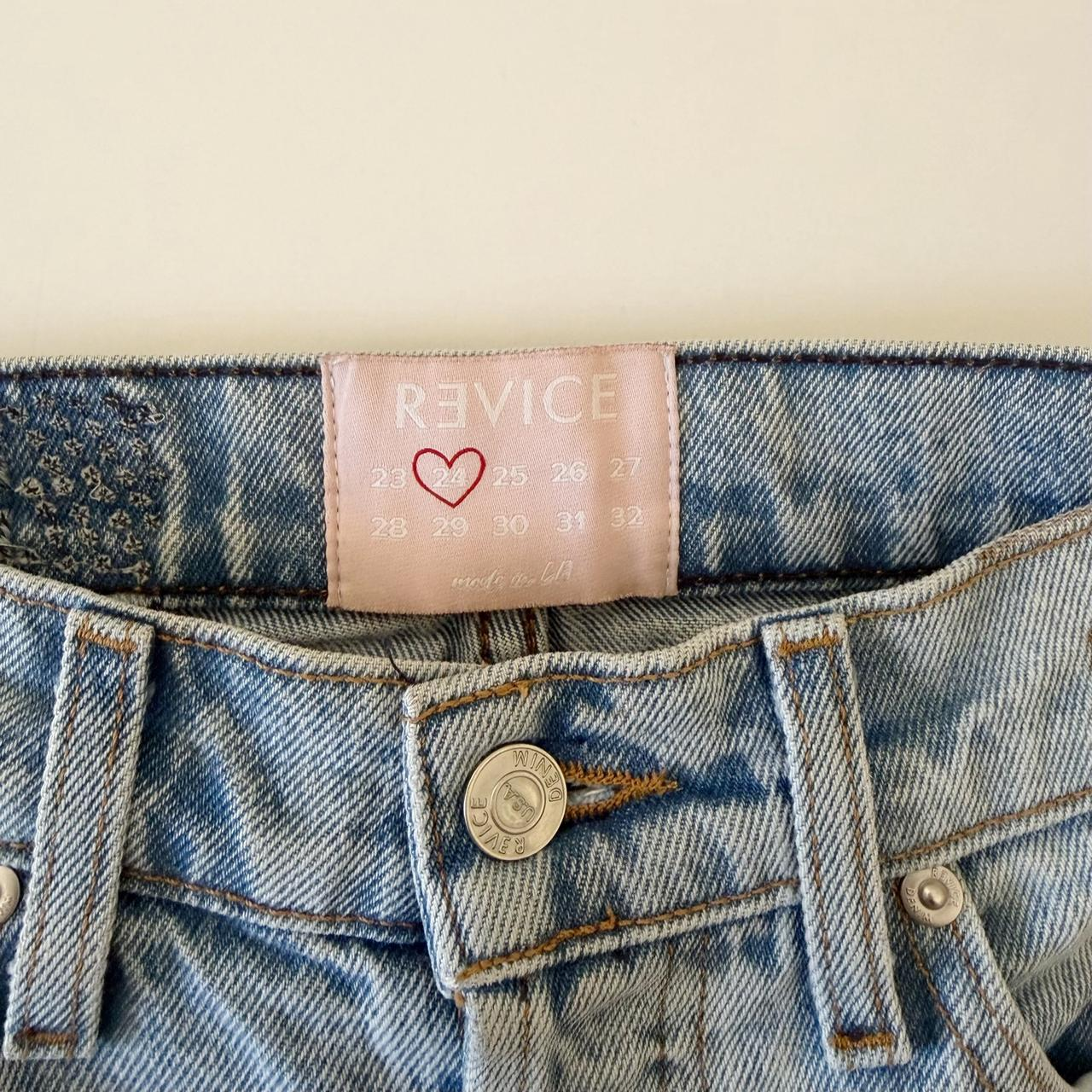 Revice Denim Ex-Boyfriend Ripped Jeans in Player One Wash Size 24