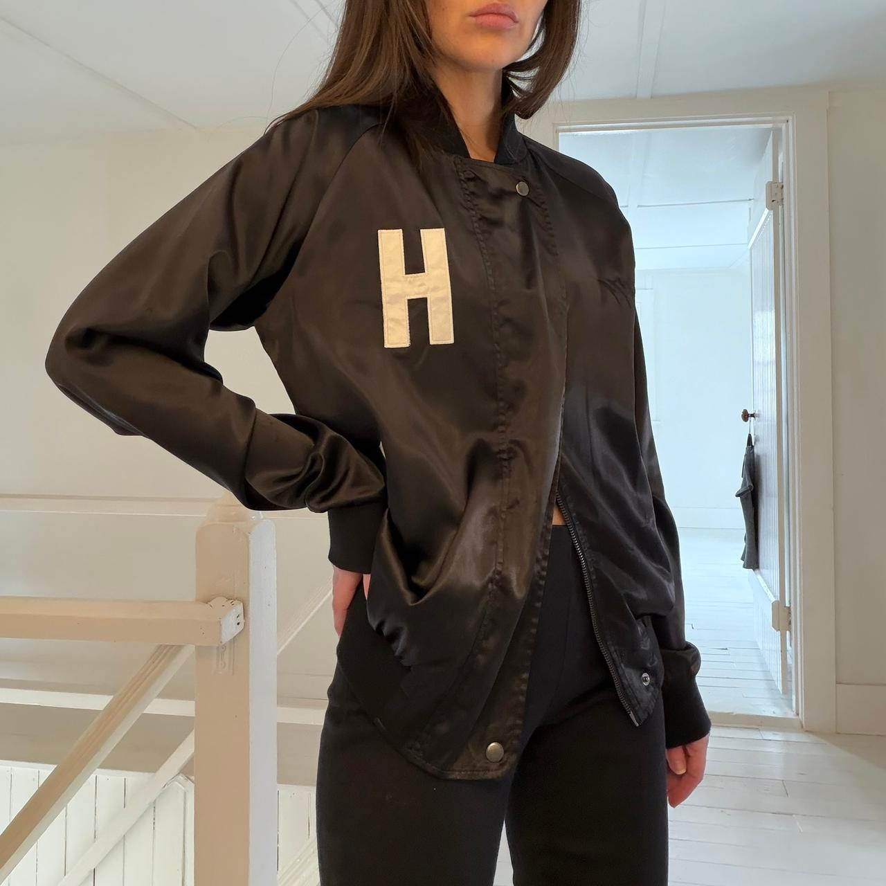 Hotel 1171 Hotel CA Satin Bomber Jacket Size XS