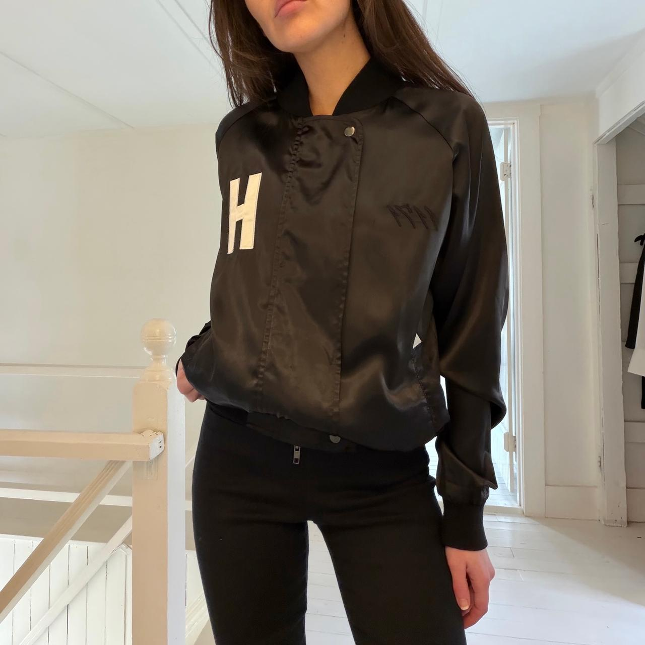 Hotel 1171 Hotel CA Satin Bomber Jacket Size XS
