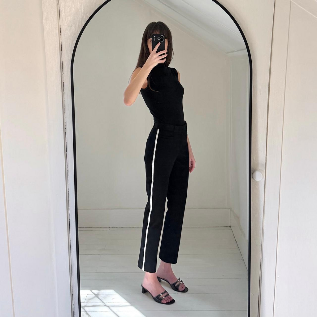 Banana Republic Sloan Side Stripe Straight Leg Trouser Pants Size 4