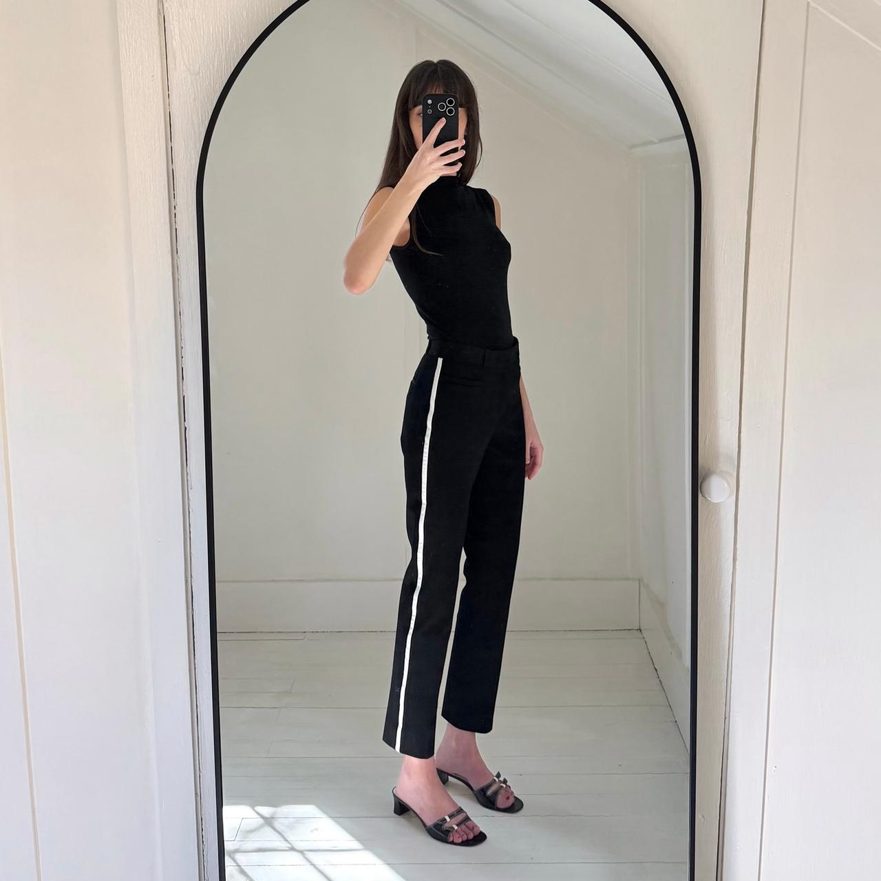 Banana Republic Sloan Side Stripe Straight Leg Trouser Pants Size 4