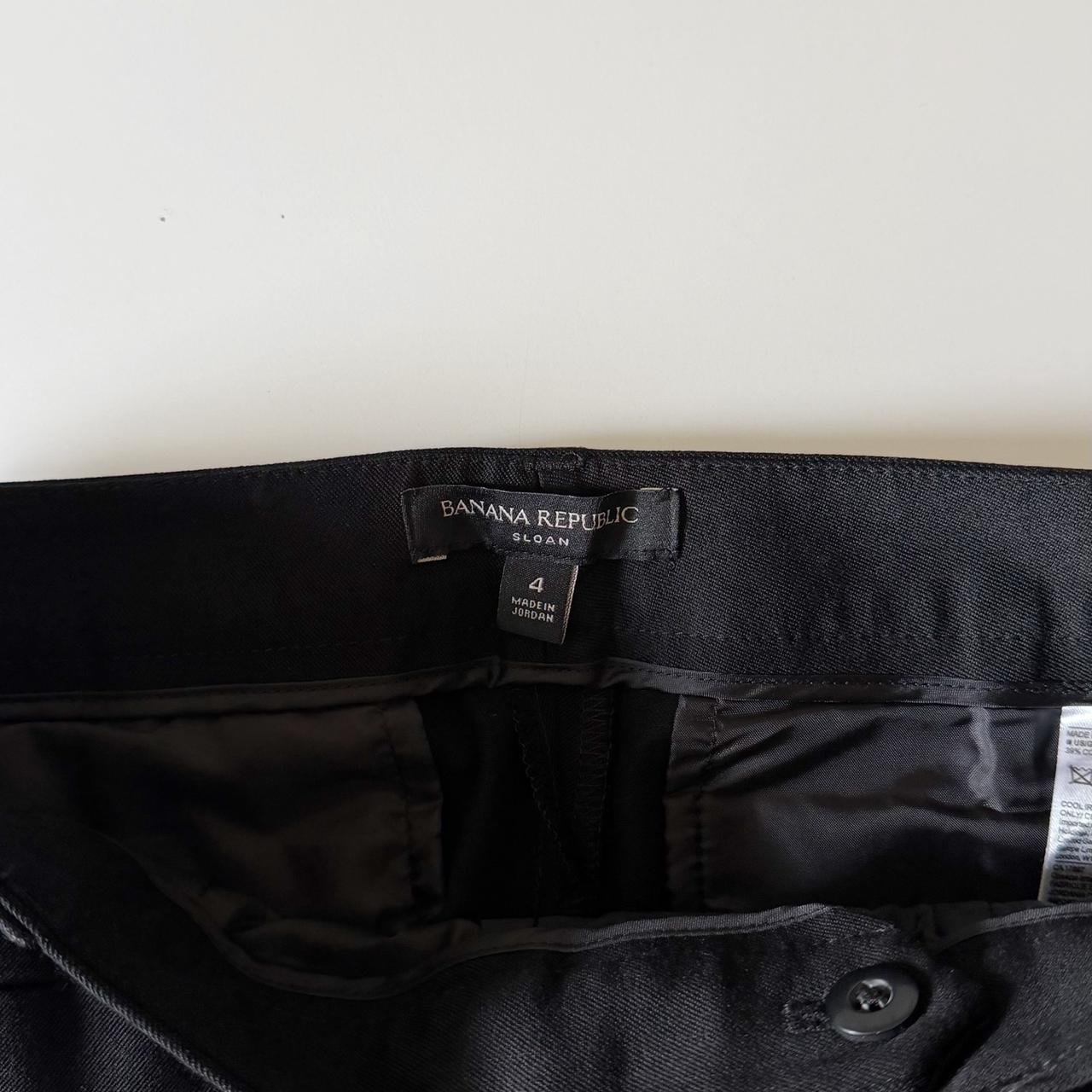 Banana Republic Sloan Side Stripe Straight Leg Trouser Pants Size 4