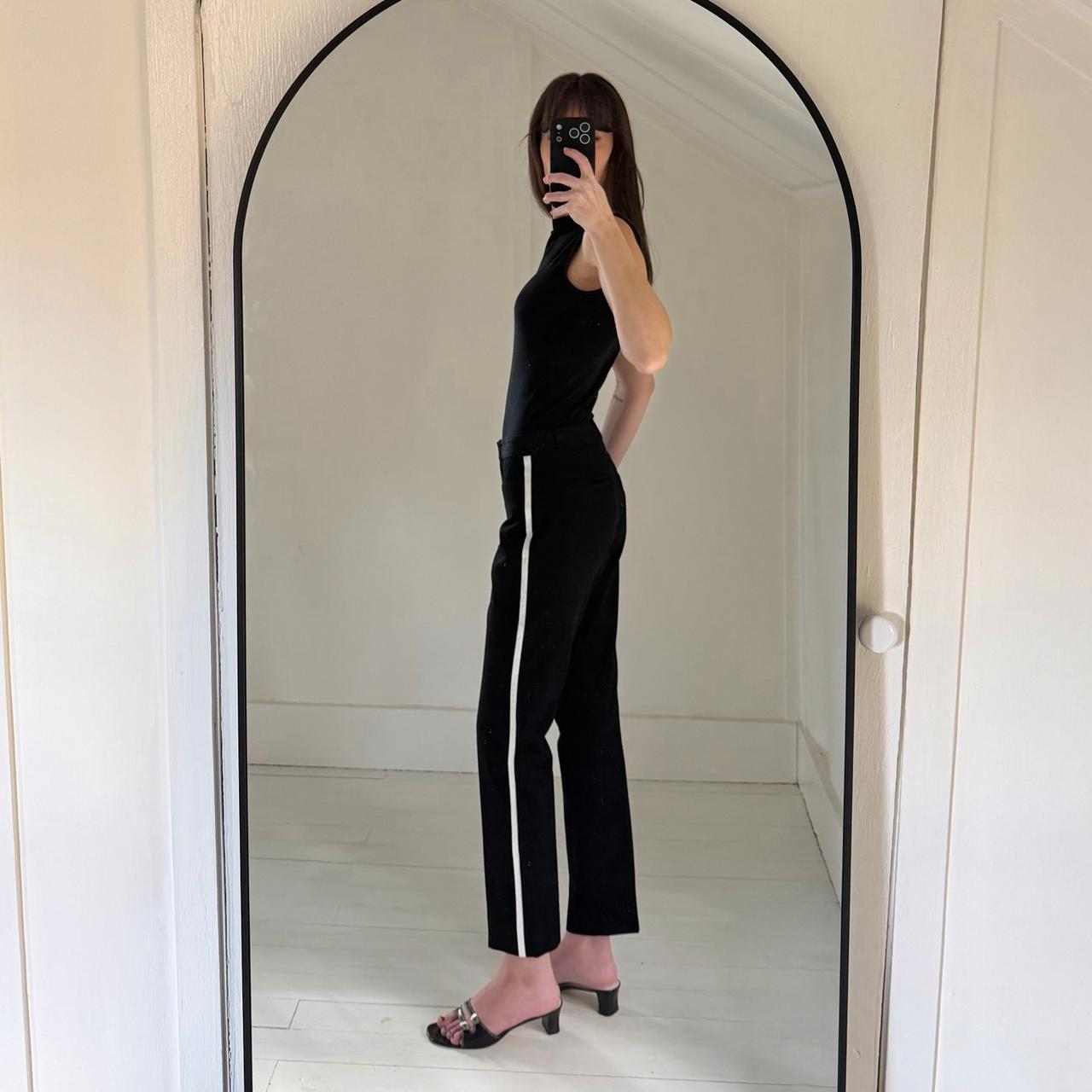 Banana Republic Sloan Side Stripe Straight Leg Trouser Pants Size 4