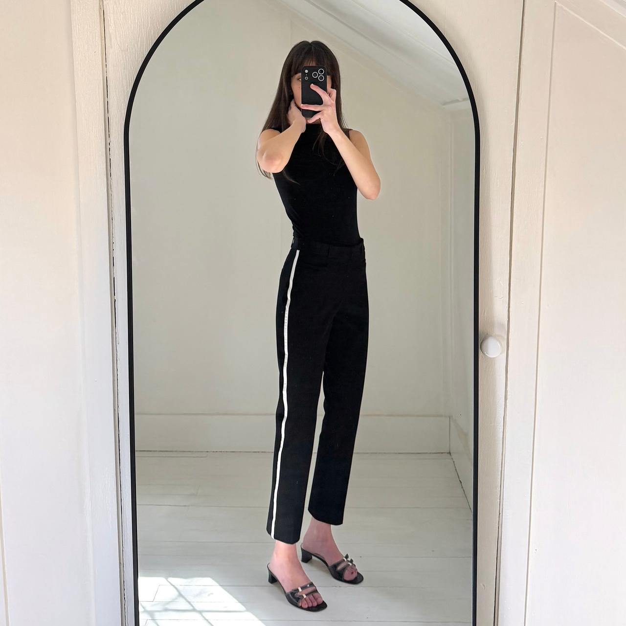 Banana Republic Sloan Side Stripe Straight Leg Trouser Pants Size 4