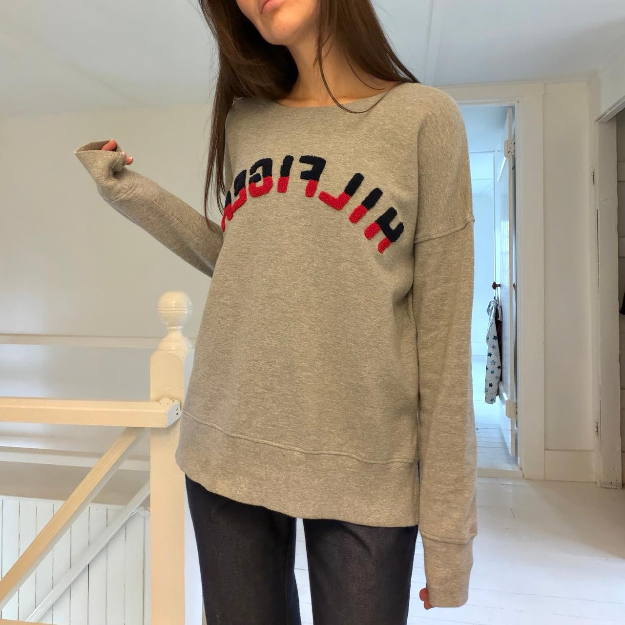 Tommy Hilfiger Letterman Logo Sweatshirt Size S