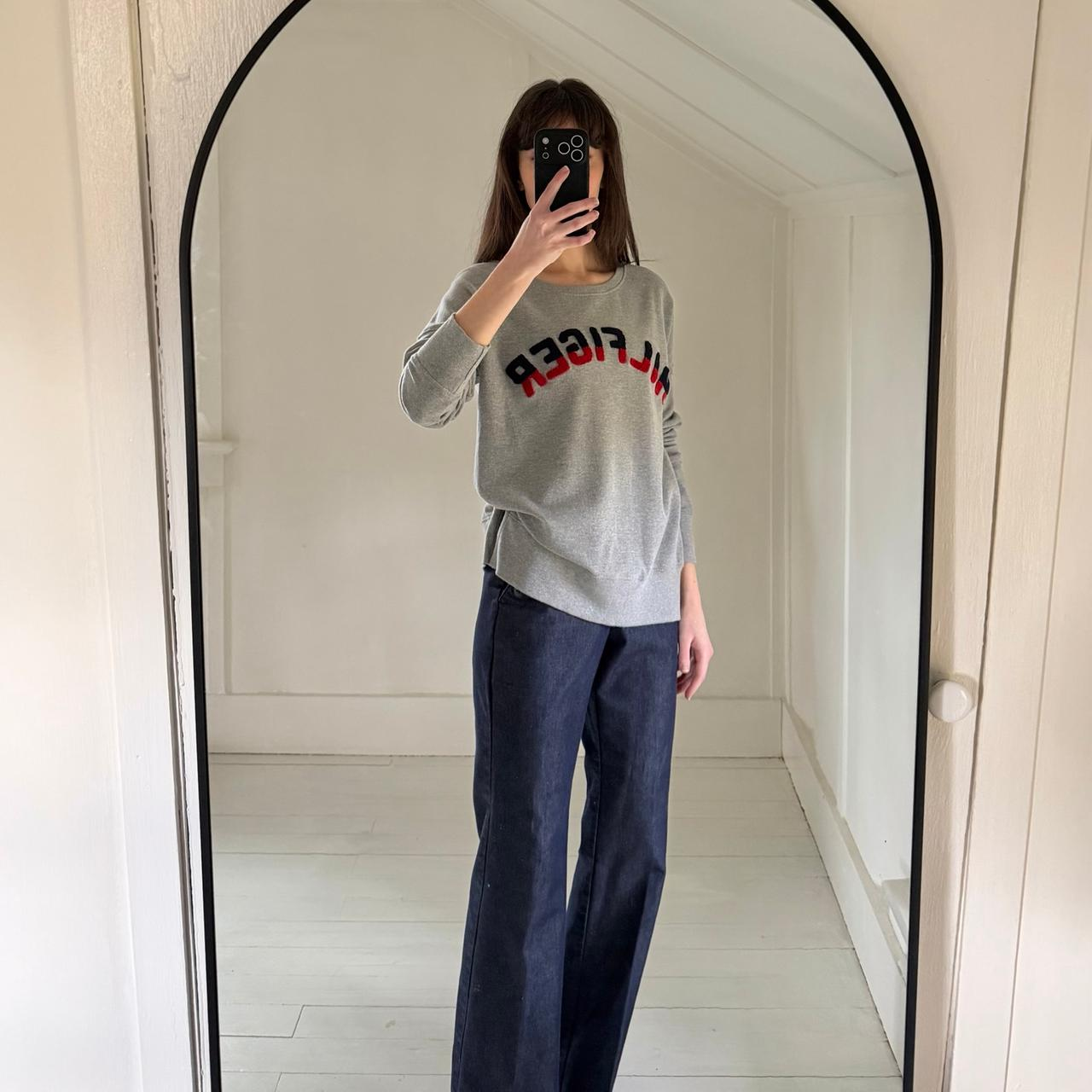 Tommy Hilfiger Letterman Logo Sweatshirt Size S