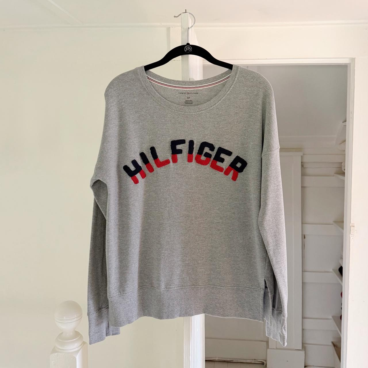 Tommy Hilfiger Letterman Logo Sweatshirt Size S