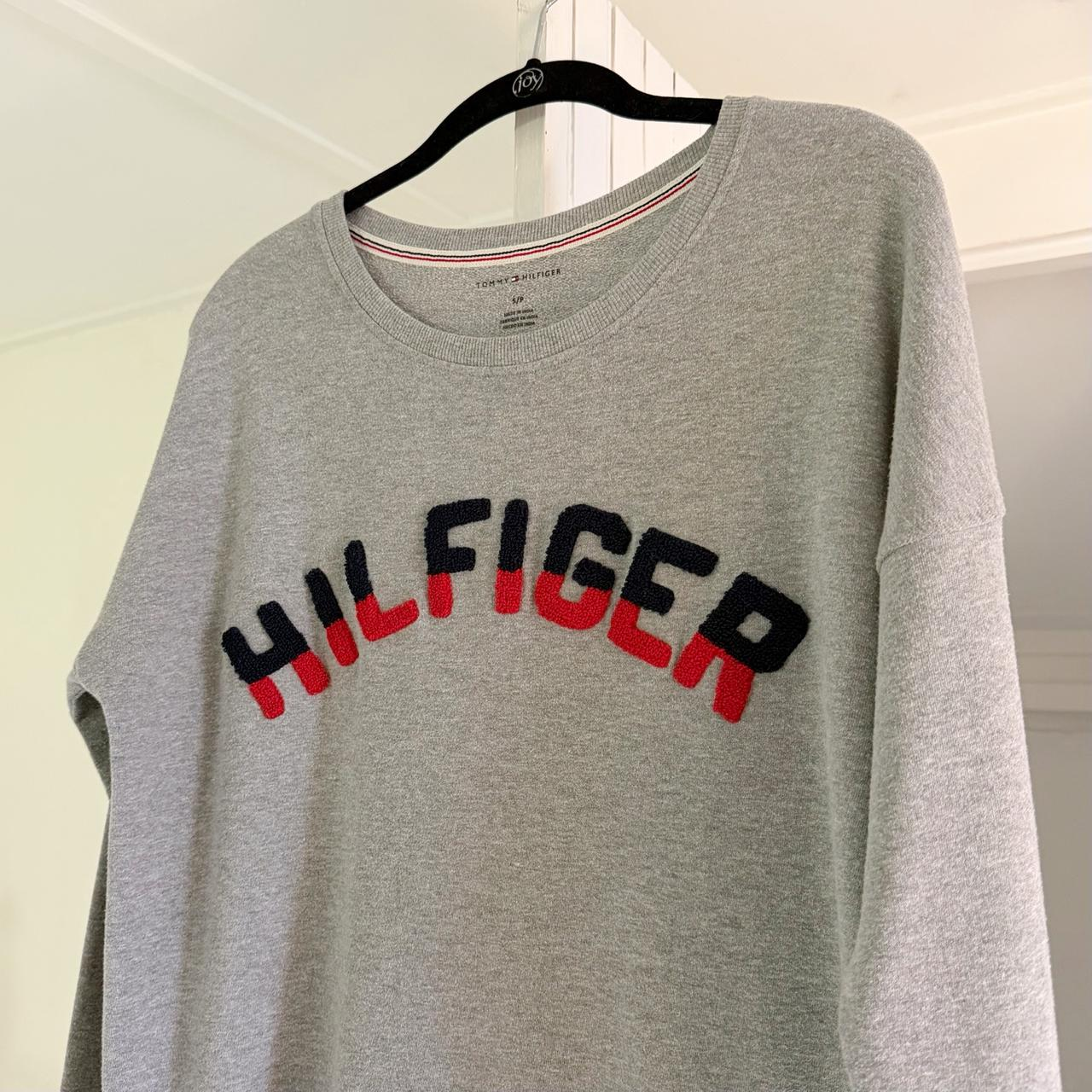 Tommy Hilfiger Letterman Logo Sweatshirt Size S