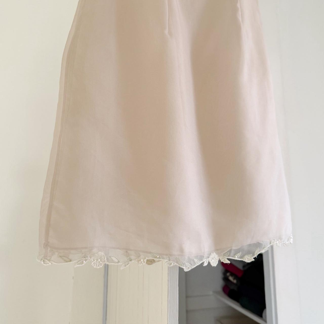 Ann Taylor Vintage 90s Bead Embroidered Silk Mini Dress NWT Size 6P