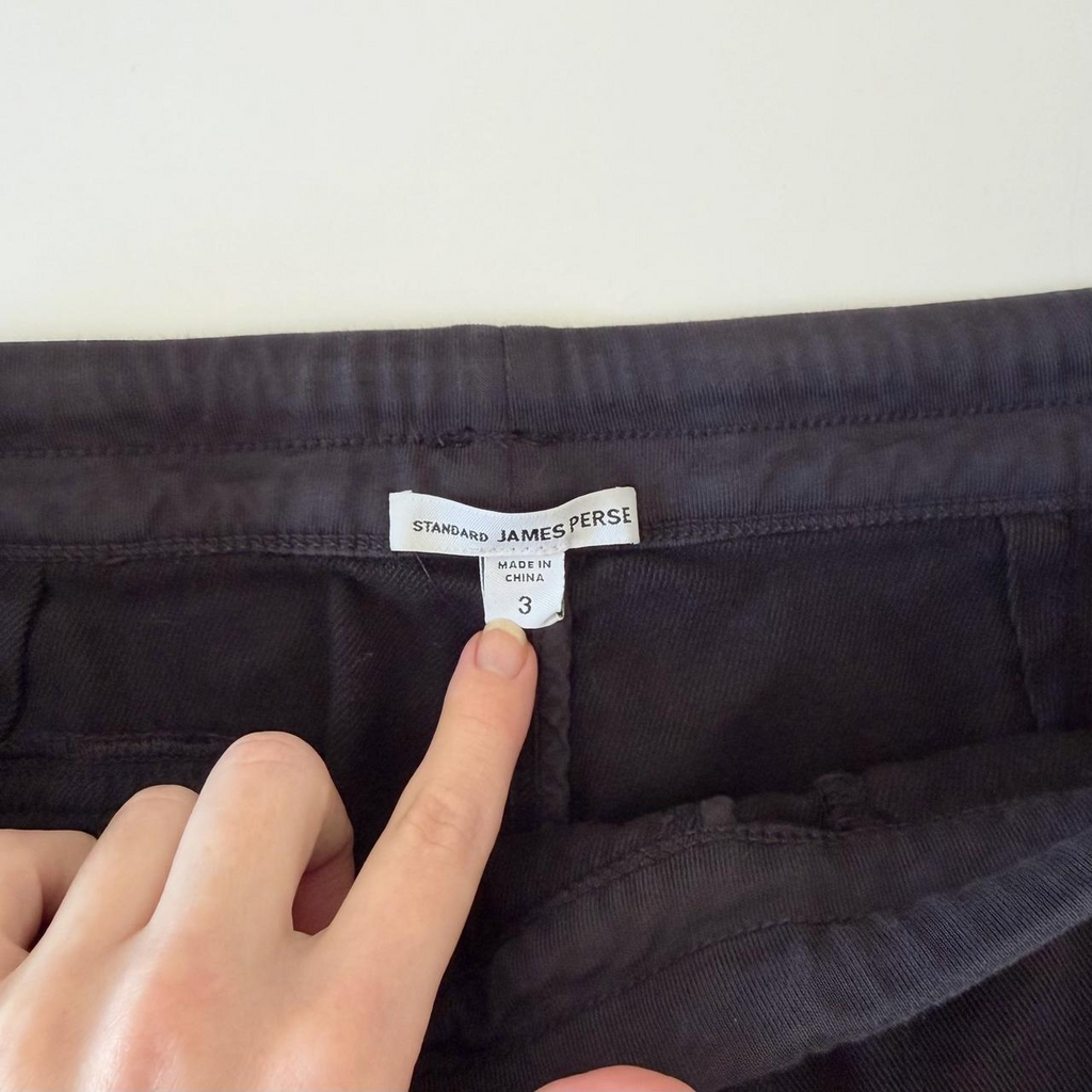 Standard James Perse Soft Drape Utility Jogger Pant Size 3