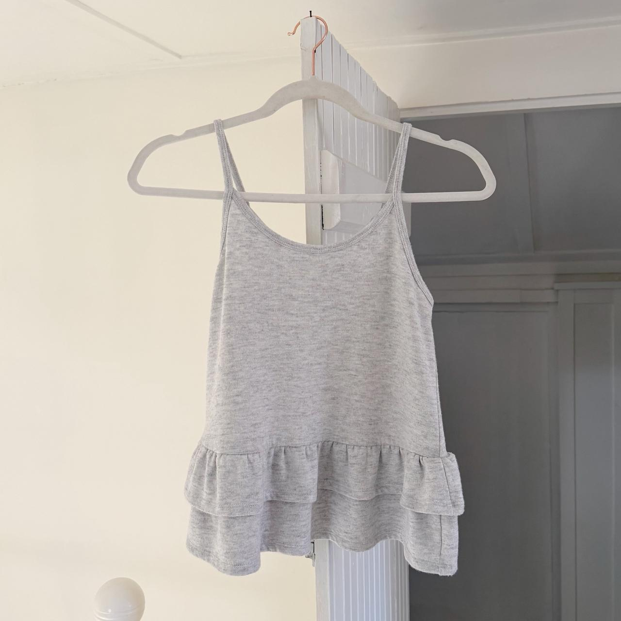 Ann Taylor Loft Ruffled Peplum Cami Top Size XS