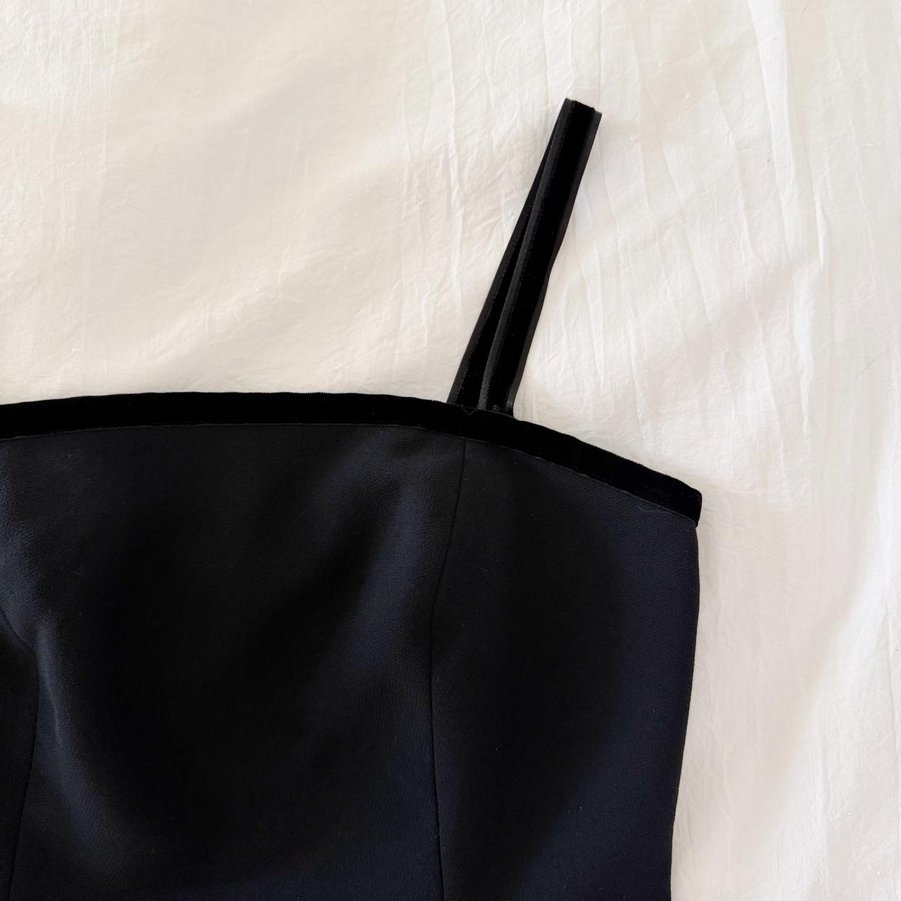 Ann Taylor Loft Vintage 90s Wool Velvet Trim Bustier Top NWT Size 2P