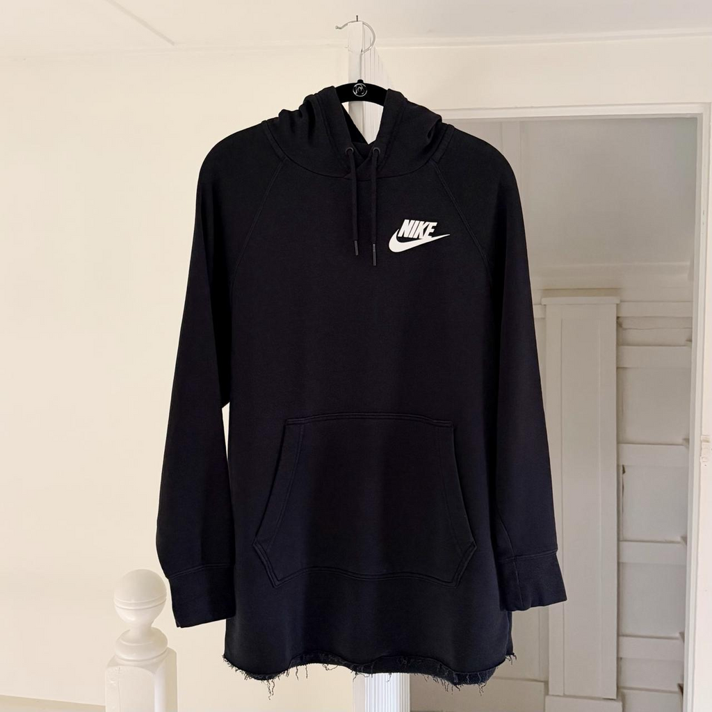 Nike Rally Oversized Fleece Hoodie Sweatshirt Size XS