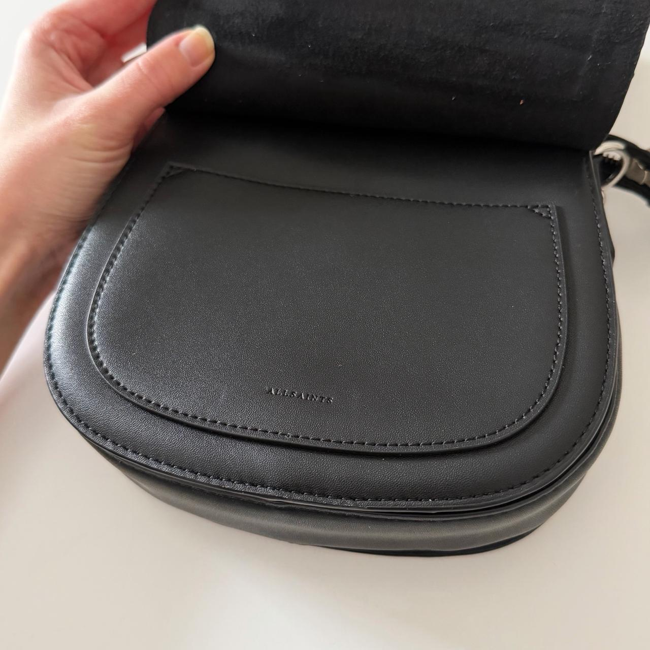 AllSaints Ely Mini Embossed Leather Crossbody Bag