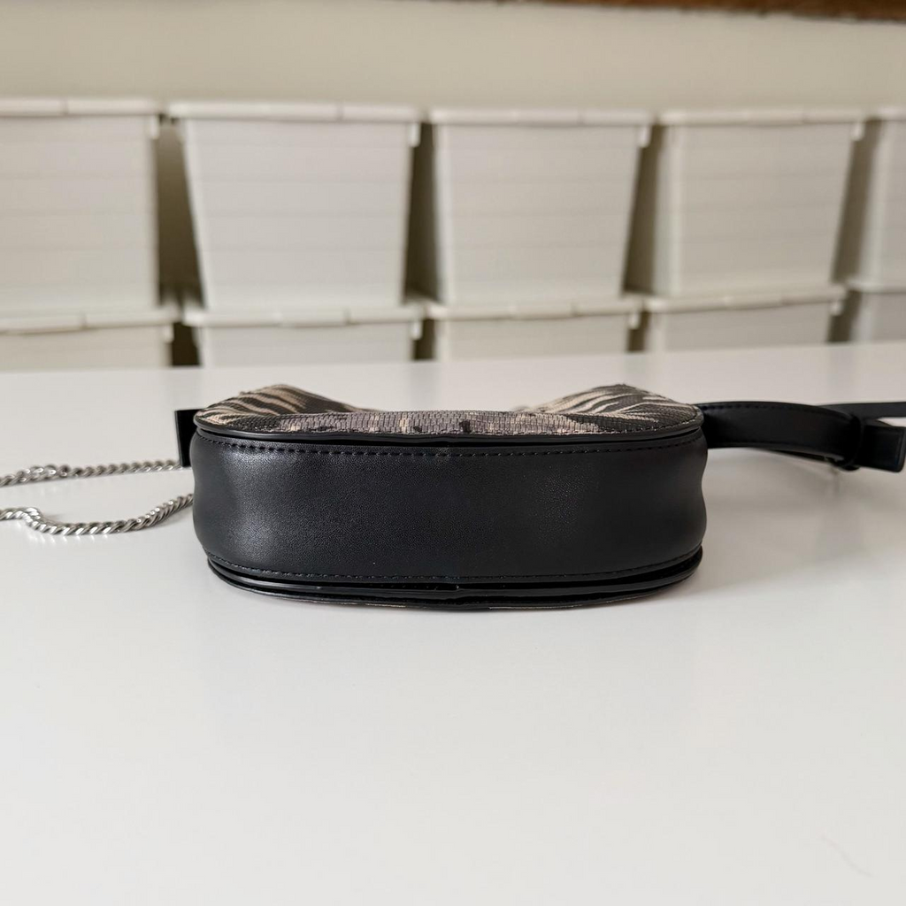 AllSaints Ely Mini Embossed Leather Crossbody Bag