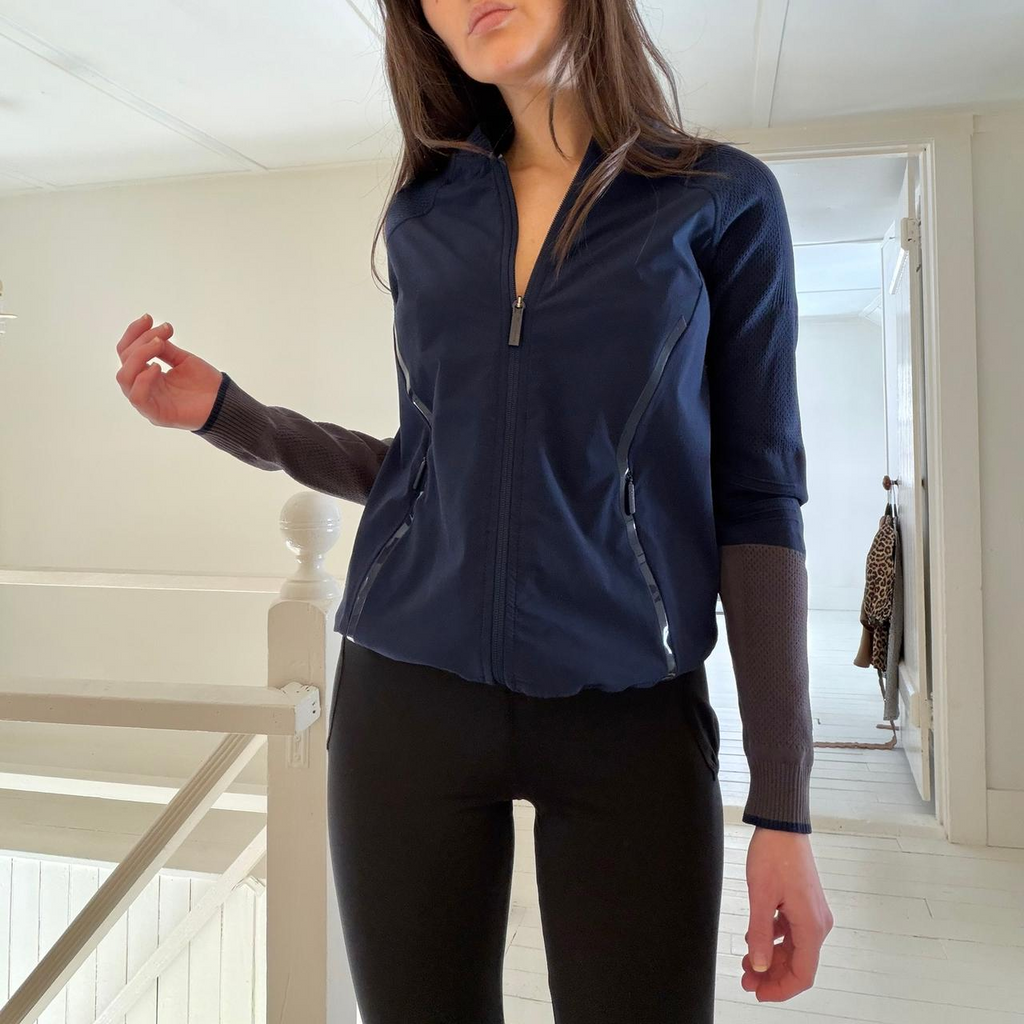 Adidas Stella McCartney Run Ultra Combo Knit Performance Jacket Size S