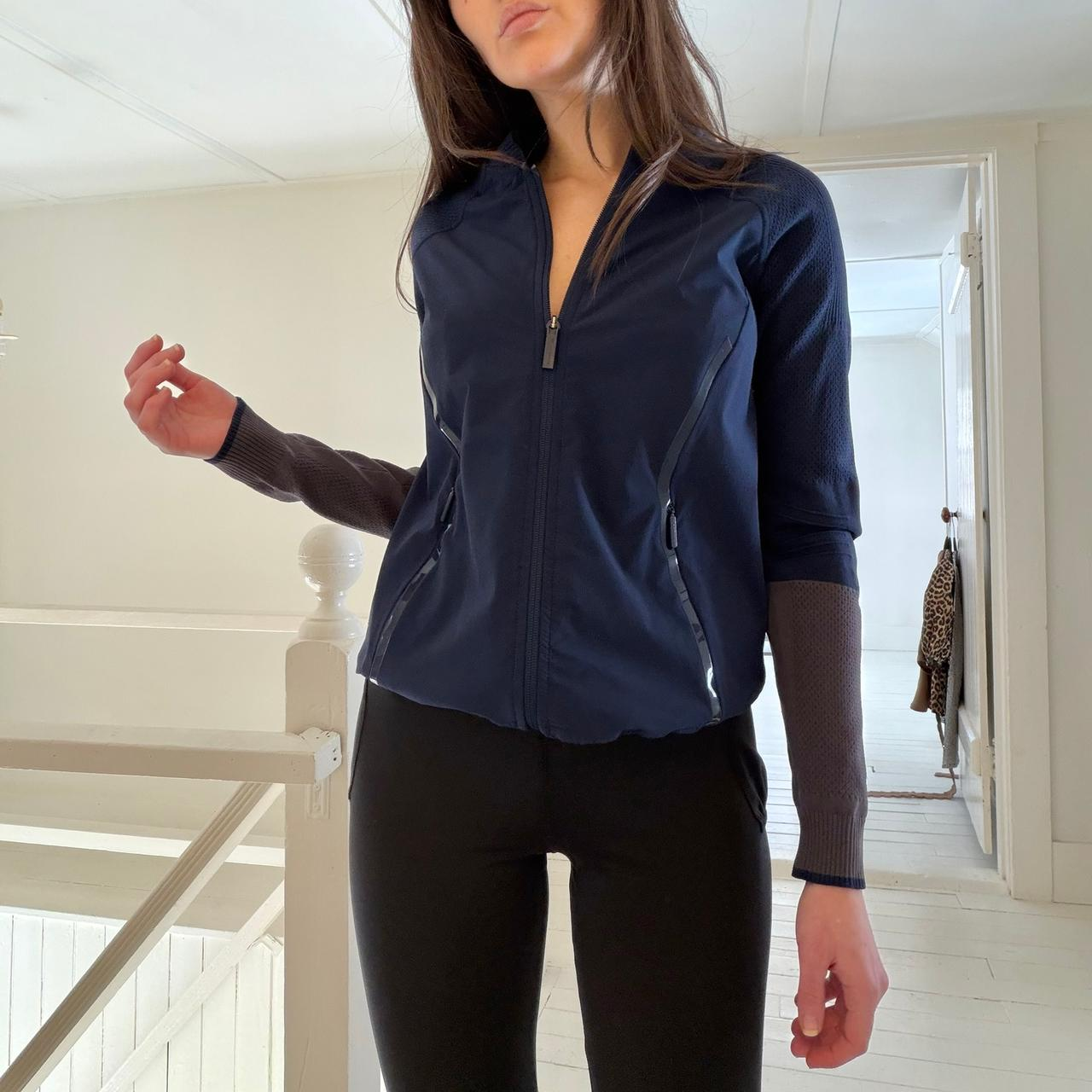 Adidas Stella McCartney Run Ultra Combo Knit Performance Jacket Size S
