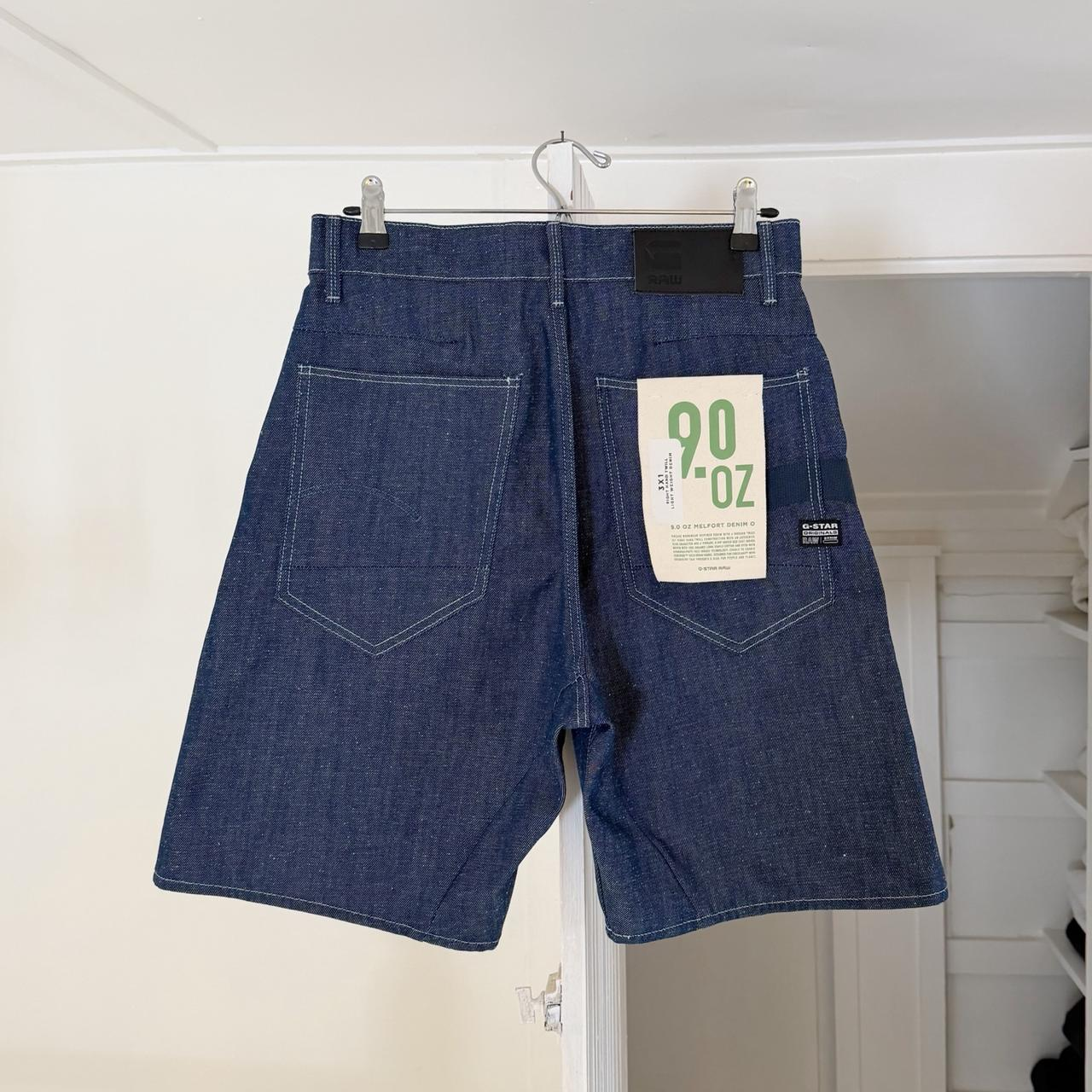 G-Star Raw C-Staq Boyfriend Shorts in Dark Blue NWT Size 27