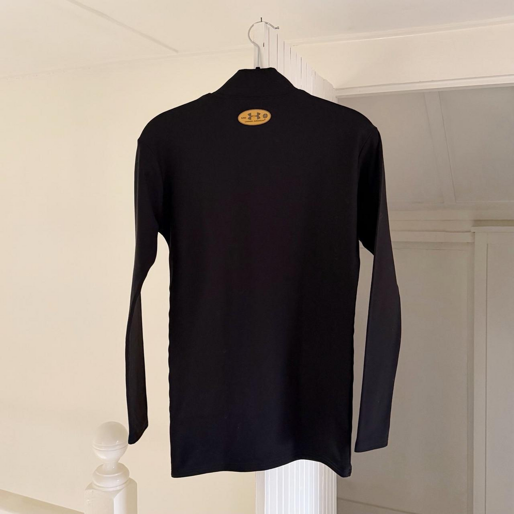 Under Armour Fitted Long Sleeve Mock Shirt Size M